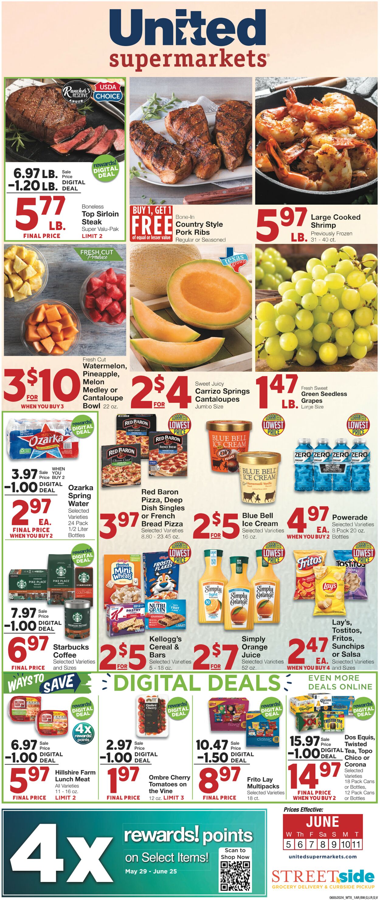 Weekly ad United Supermarkets 06/04/2024 - 06/11/2024