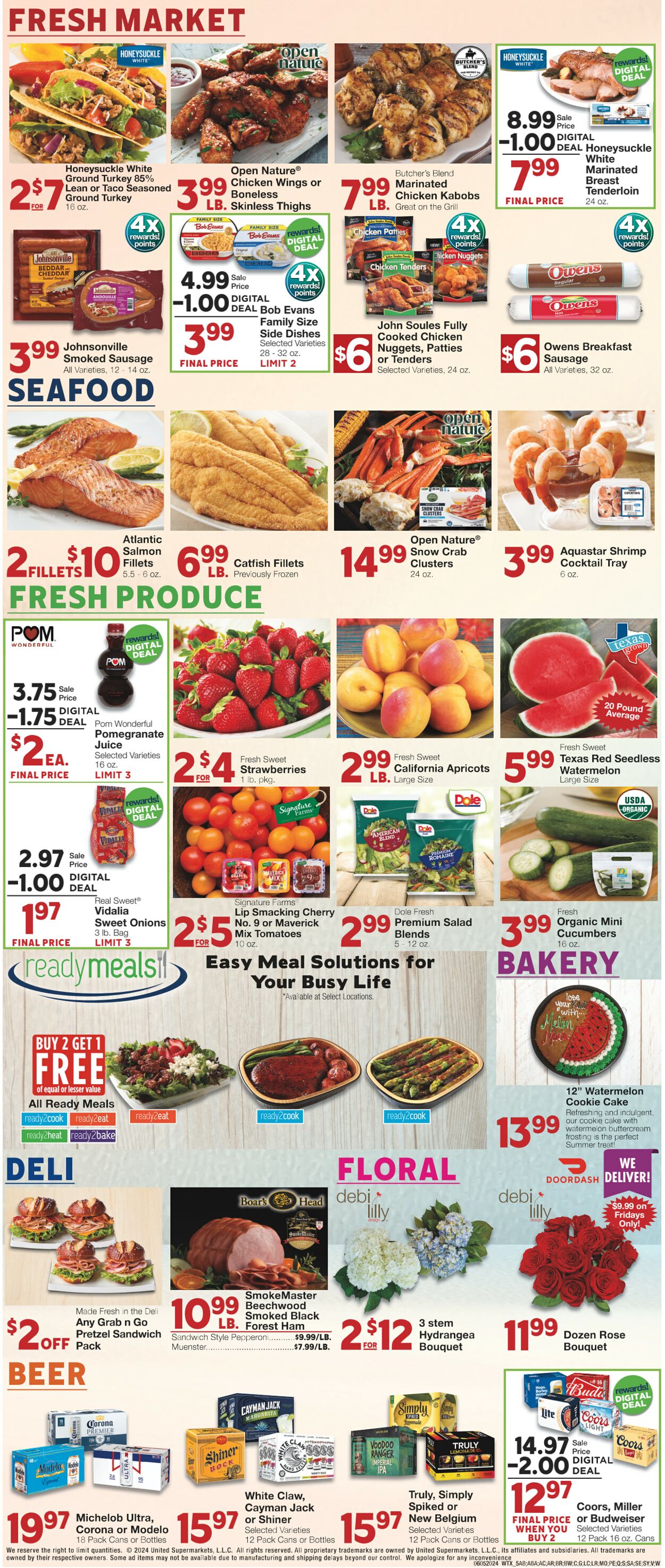 Weekly ad United Supermarkets 06/04/2024 - 06/11/2024