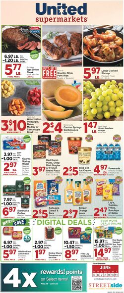 Weekly ad United Supermarkets 05/17/2024 - 05/19/2024