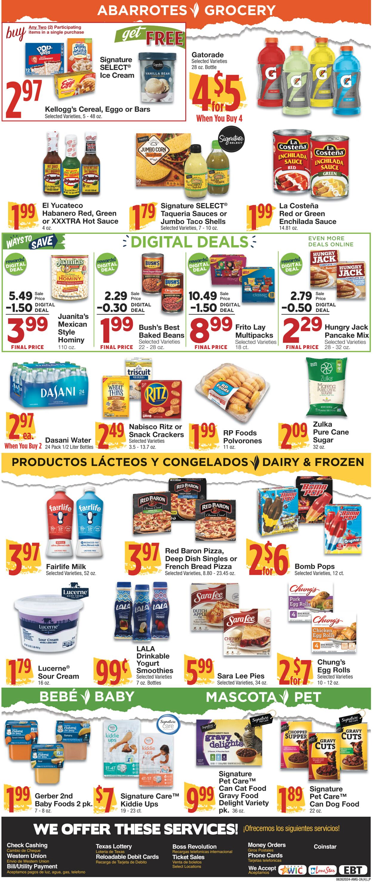 Weekly ad United Supermarkets 06/25/2024 - 07/04/2024