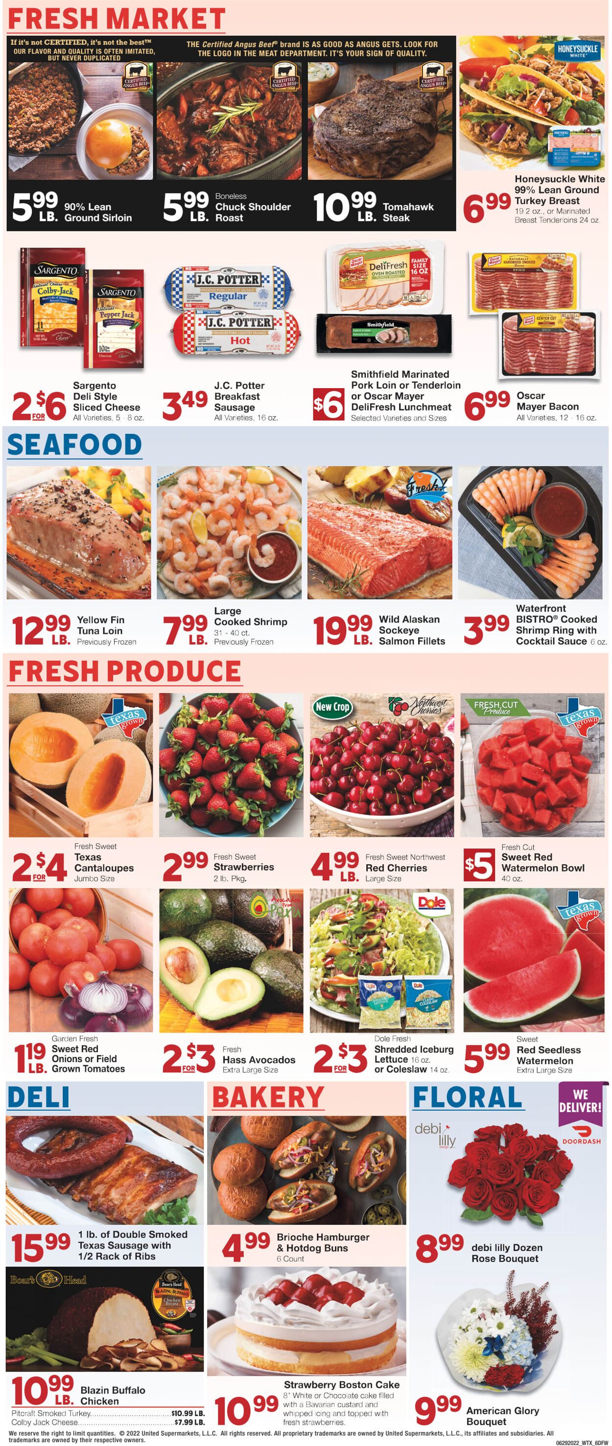 Weekly ad United Supermarkets 06/29/2022 - 07/05/2022