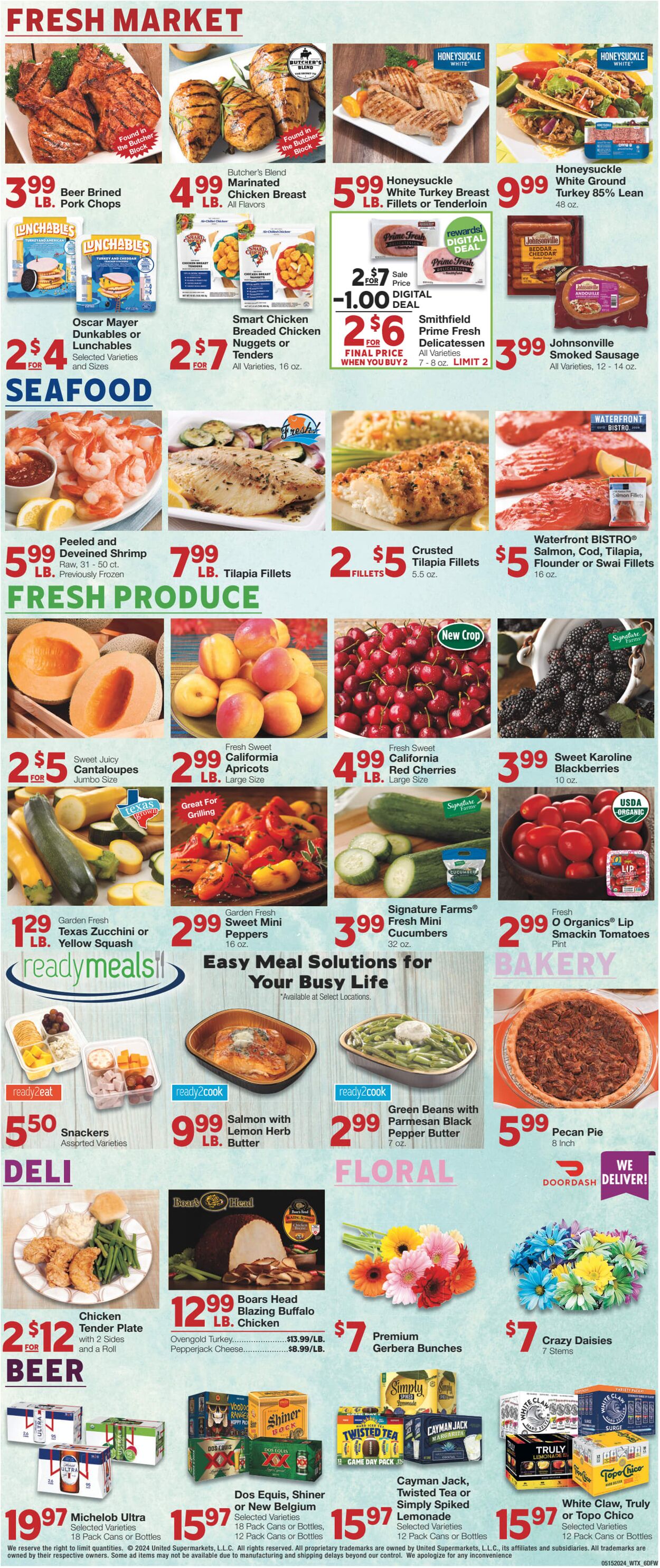 Weekly ad United Supermarkets 05/14/2024 - 05/21/2024