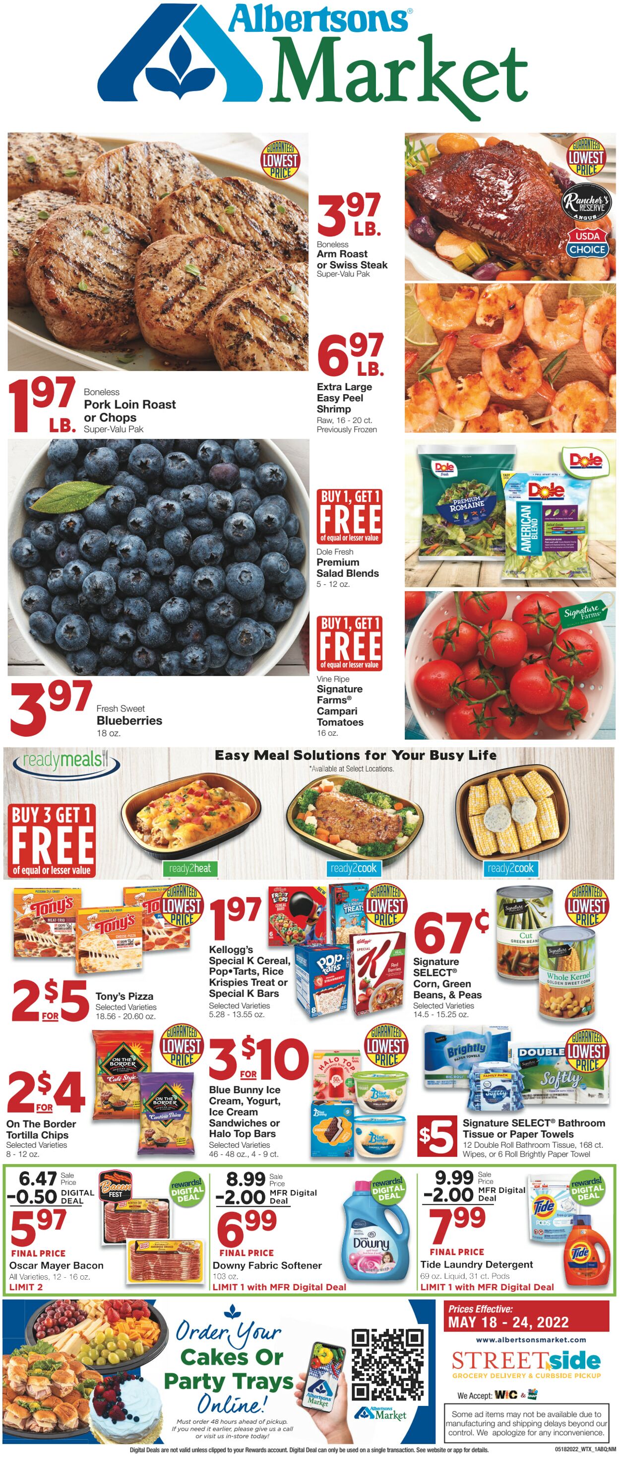 Weekly ad Albertsons 05/18/2022 - 05/24/2022