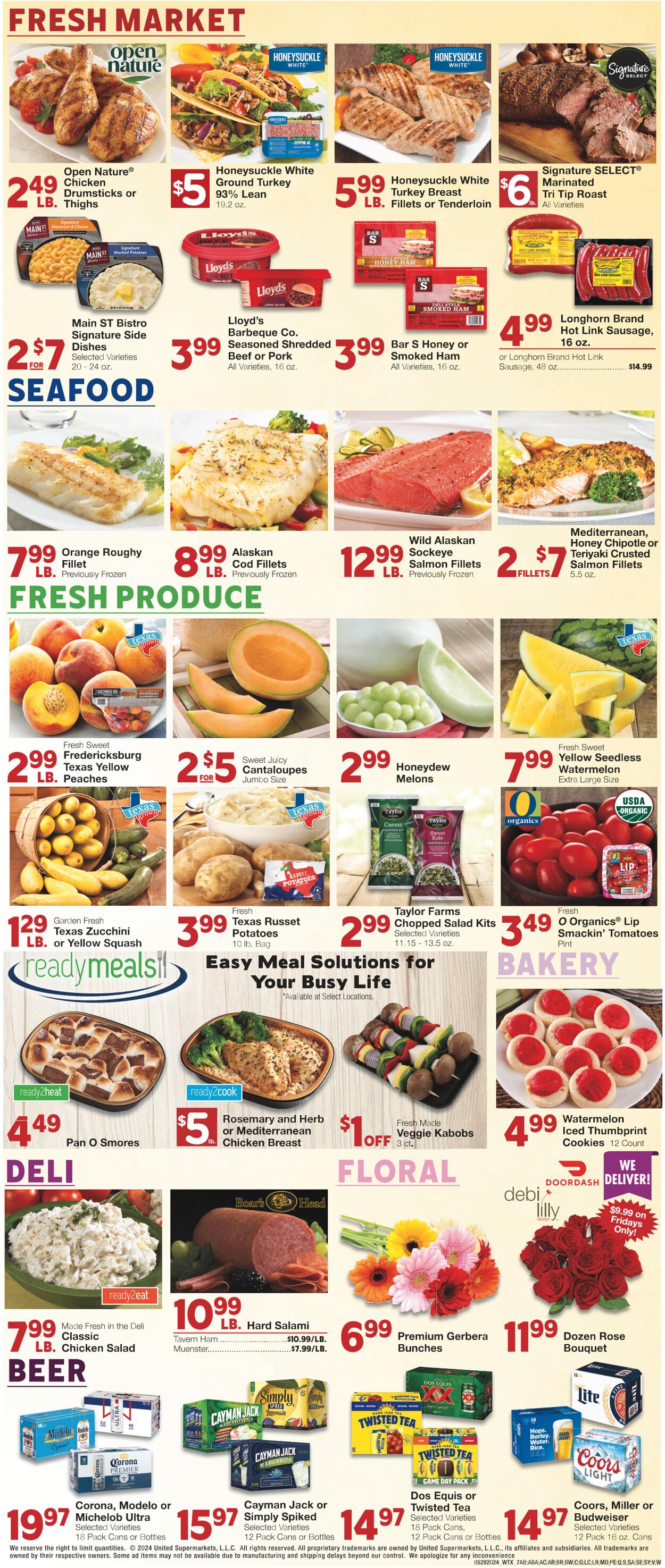 Weekly ad United Supermarkets 05/28/2024 - 06/04/2024