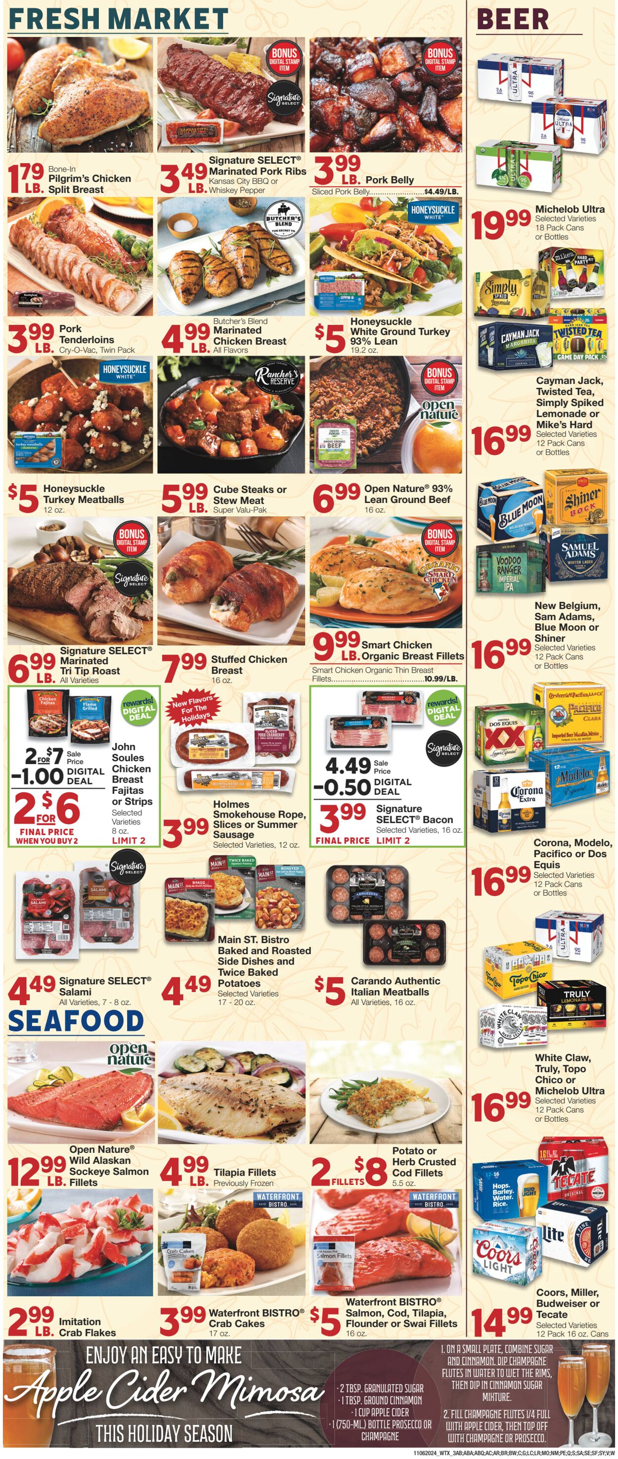 Weekly ad United Supermarkets 11/05/2024 - 11/12/2024