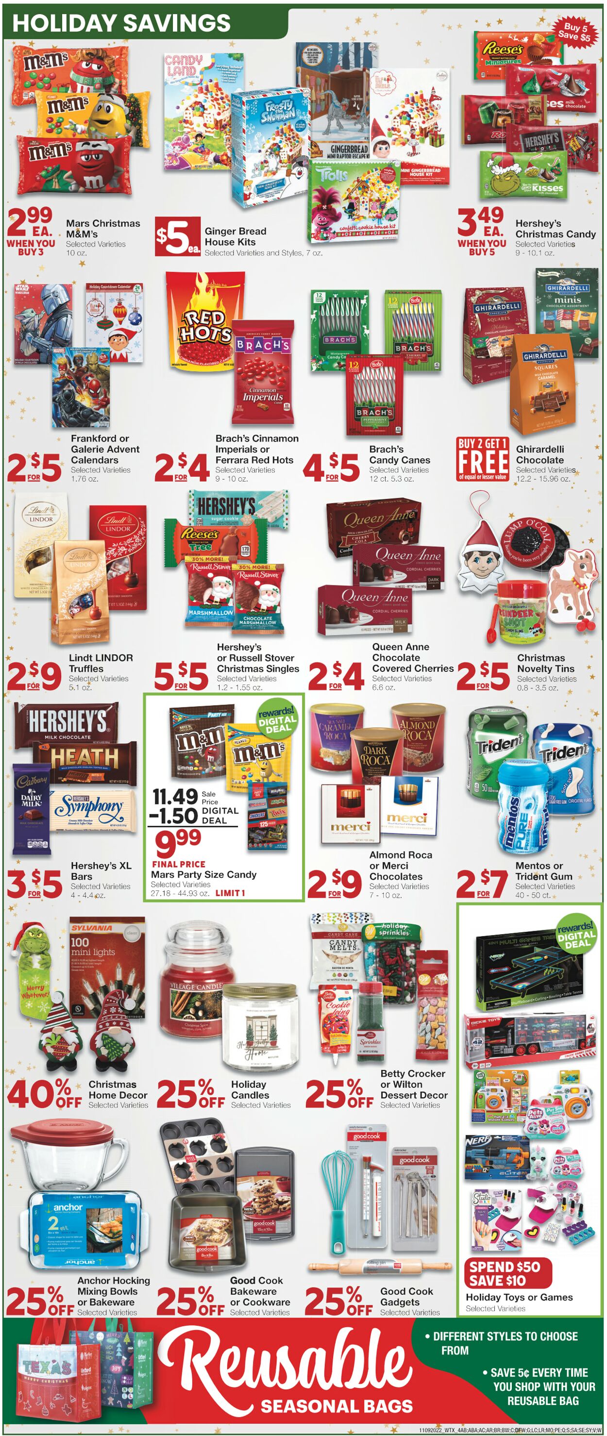 Weekly ad United Supermarkets 11/09/2022 - 11/15/2022
