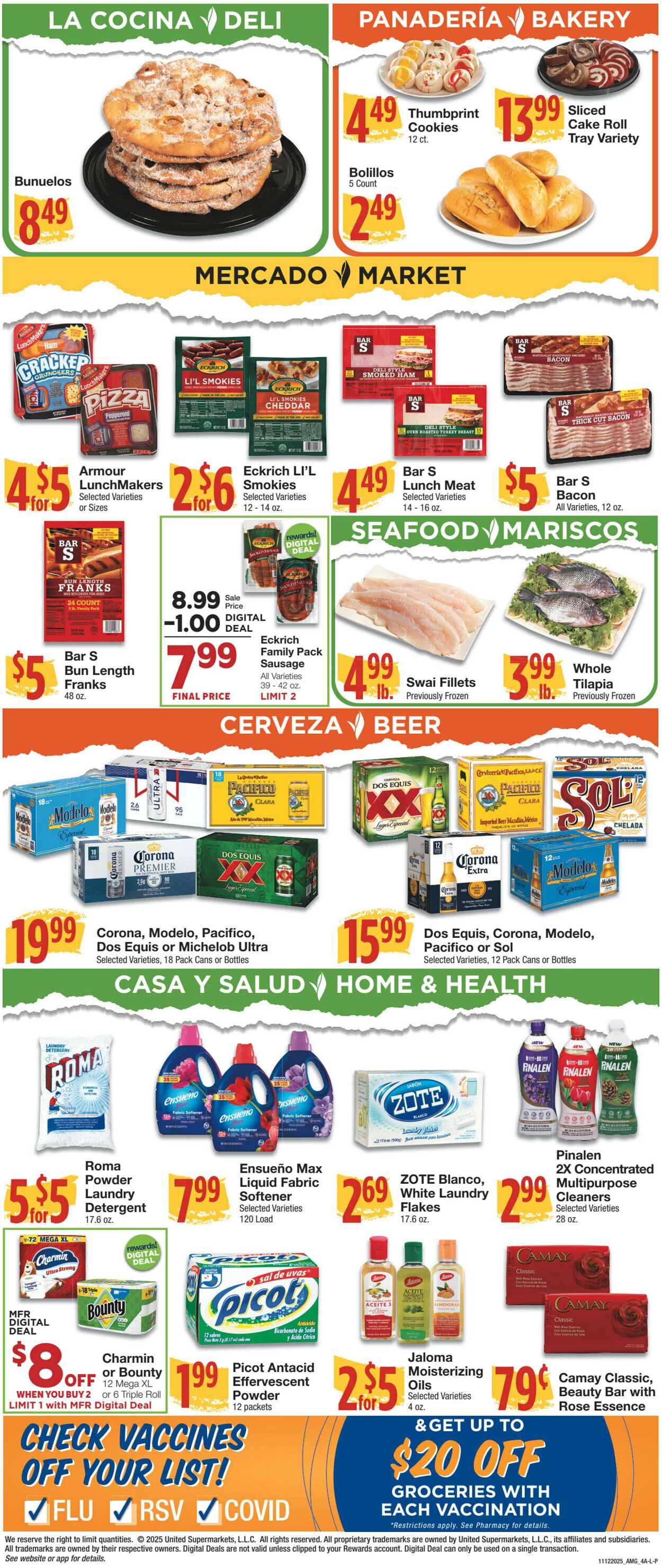 Weekly ad United Supermarkets 11/11/2025 - 11/18/2025