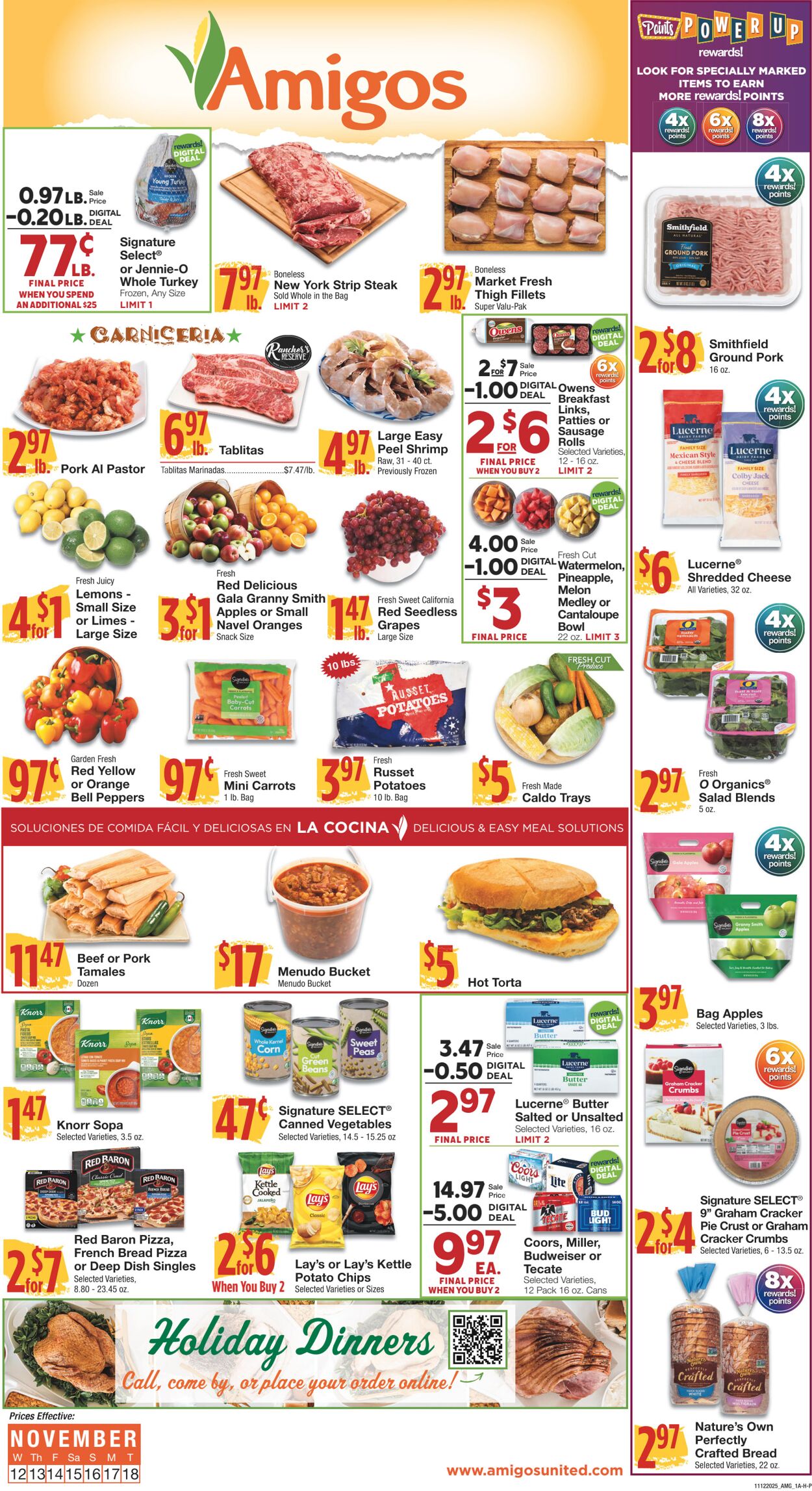 Weekly ad United Supermarkets 11/11/2025 - 11/18/2025