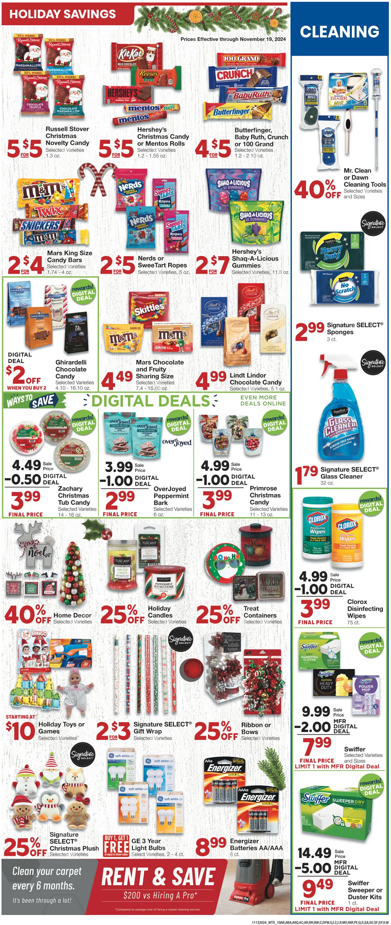 Weekly ad United Supermarkets 11/12/2024 - 11/19/2024