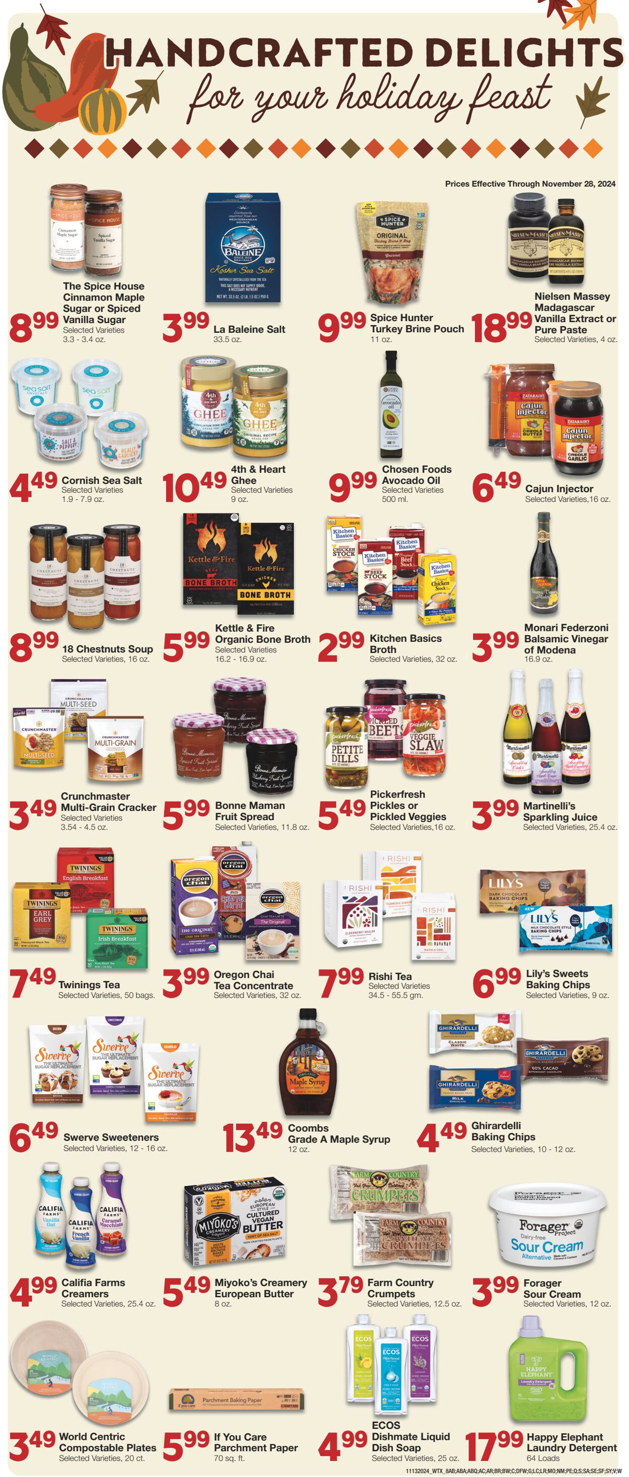 Weekly ad United Supermarkets 11/12/2024 - 11/19/2024