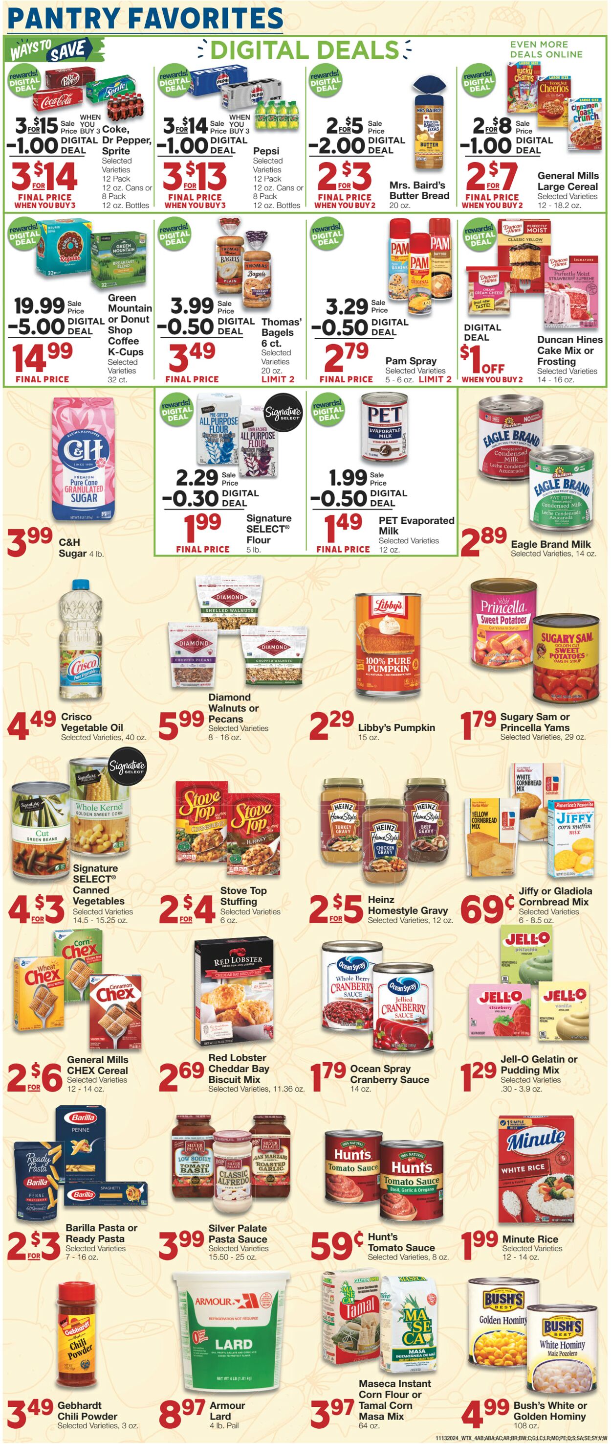 Weekly ad United Supermarkets 11/12/2024 - 11/19/2024