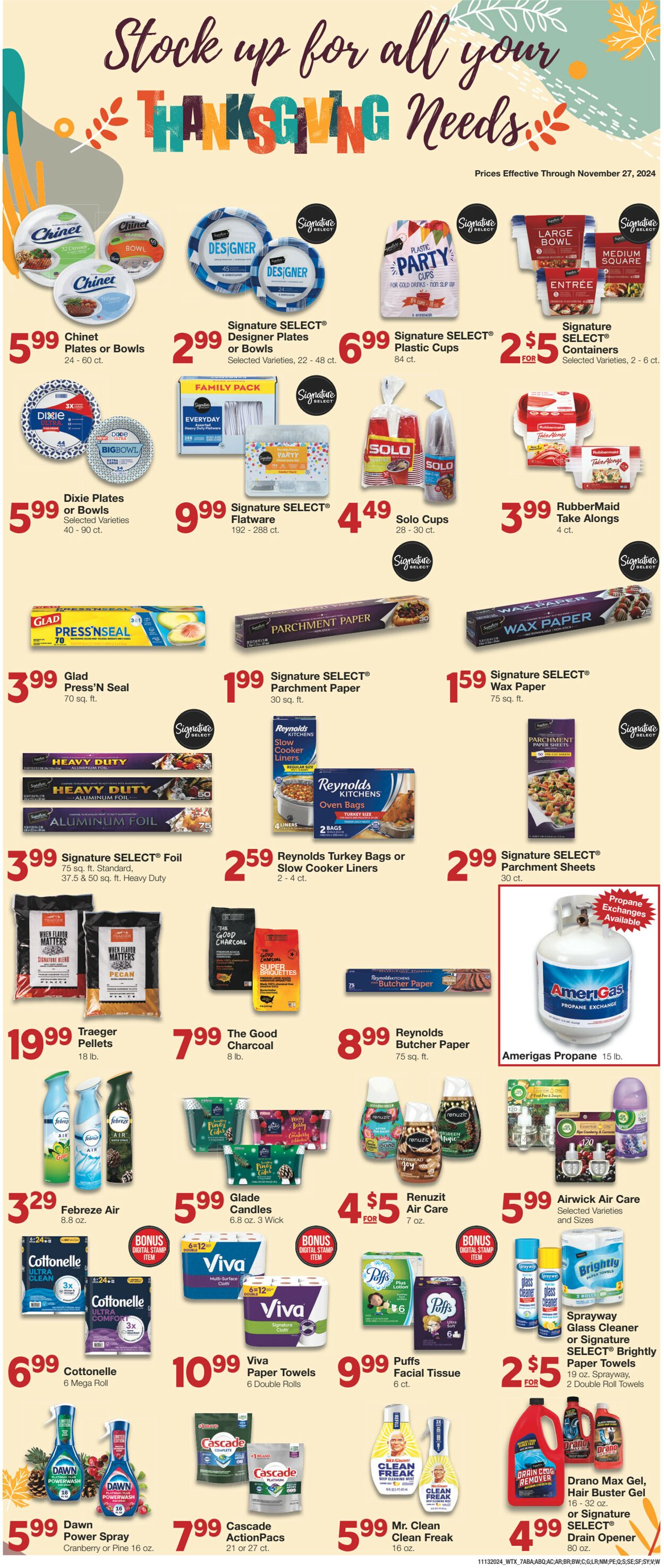 Weekly ad United Supermarkets 11/12/2024 - 11/19/2024