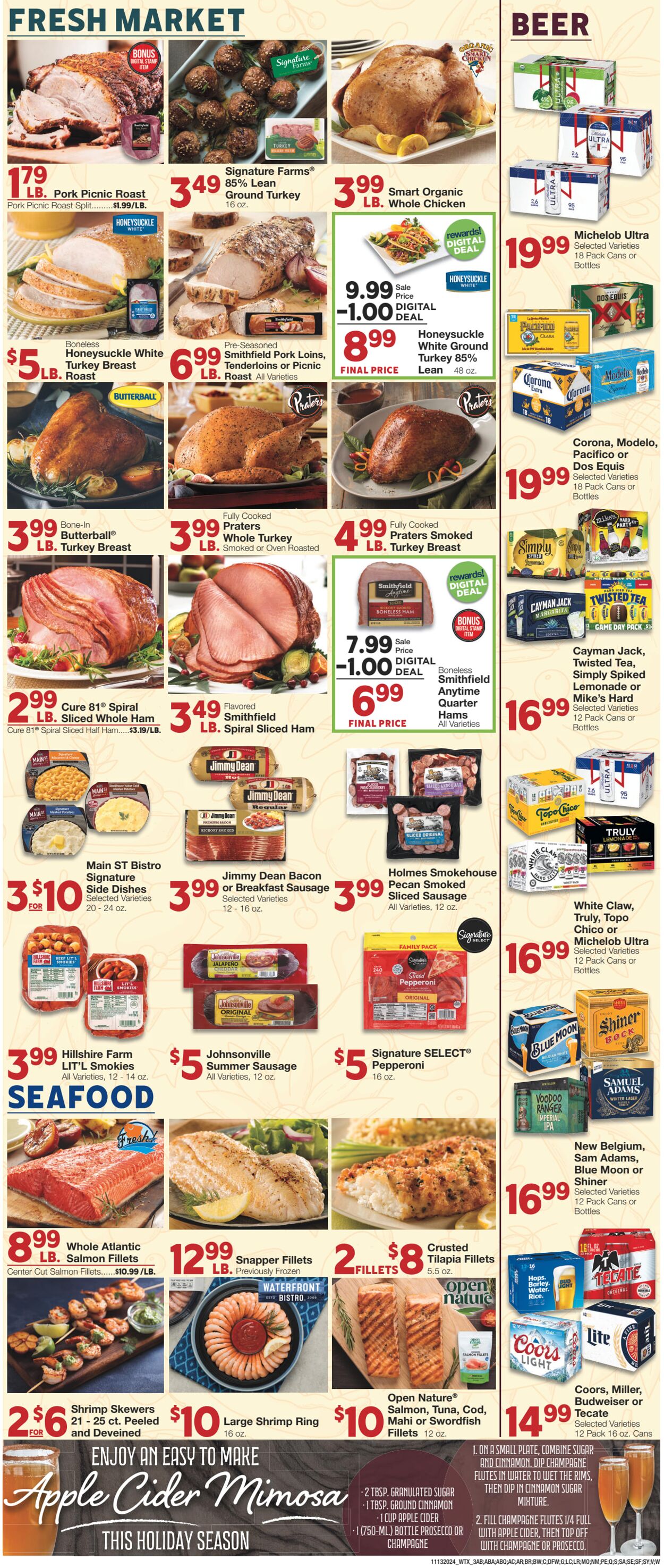 Weekly ad United Supermarkets 11/12/2024 - 11/19/2024