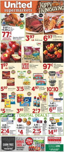 Weekly ad United Supermarkets 11/09/2022 - 11/15/2022