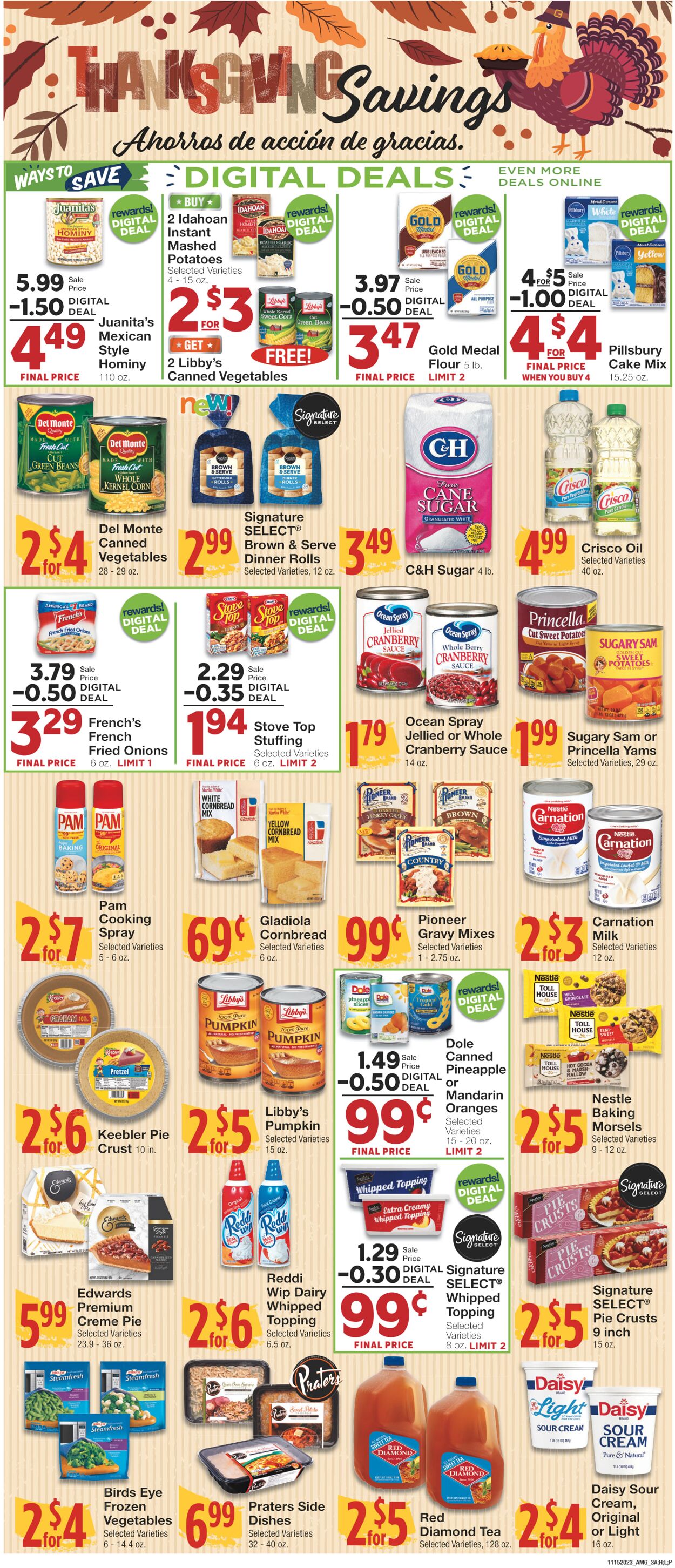 Weekly ad United Supermarkets 11/14/2023 - 11/22/2023