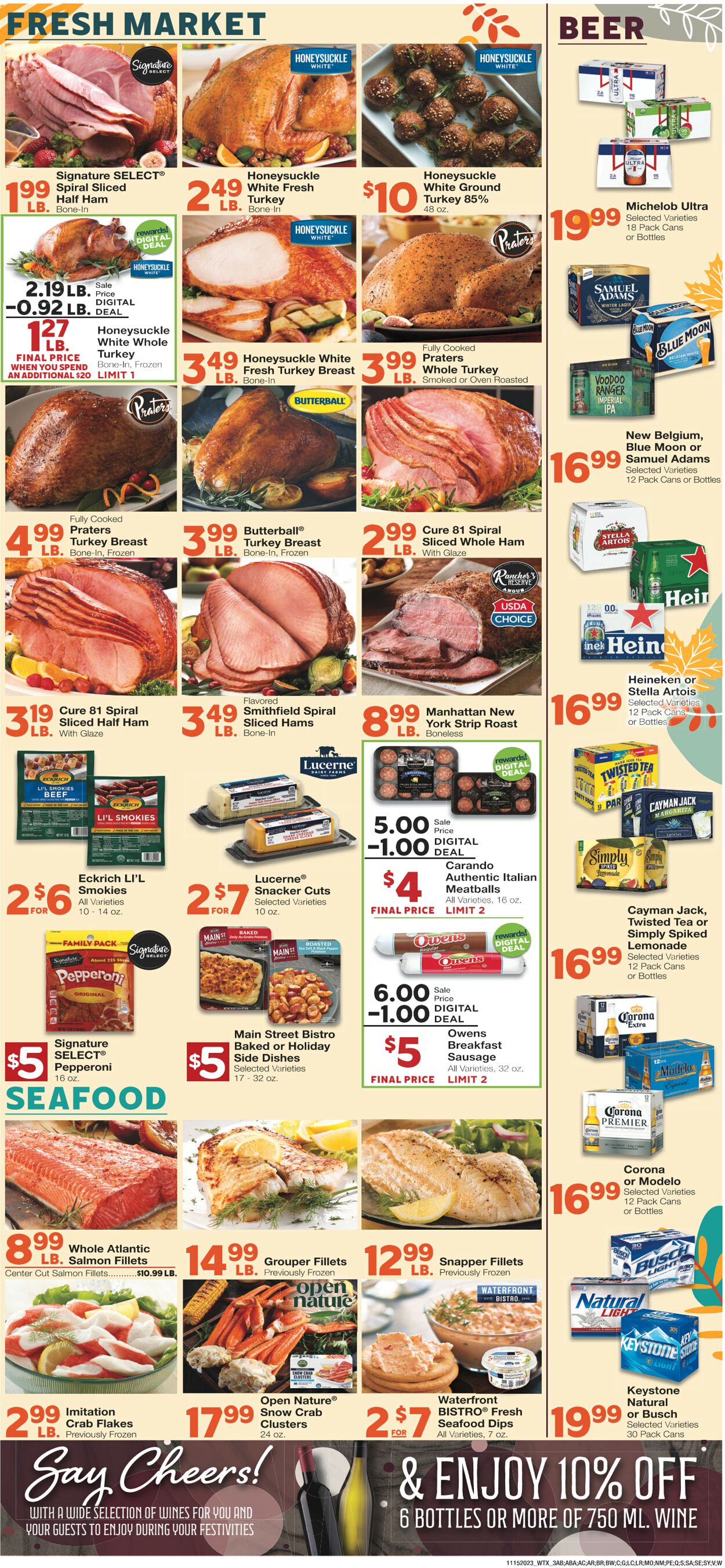 Weekly ad United Supermarkets 11/14/2023 - 11/22/2023