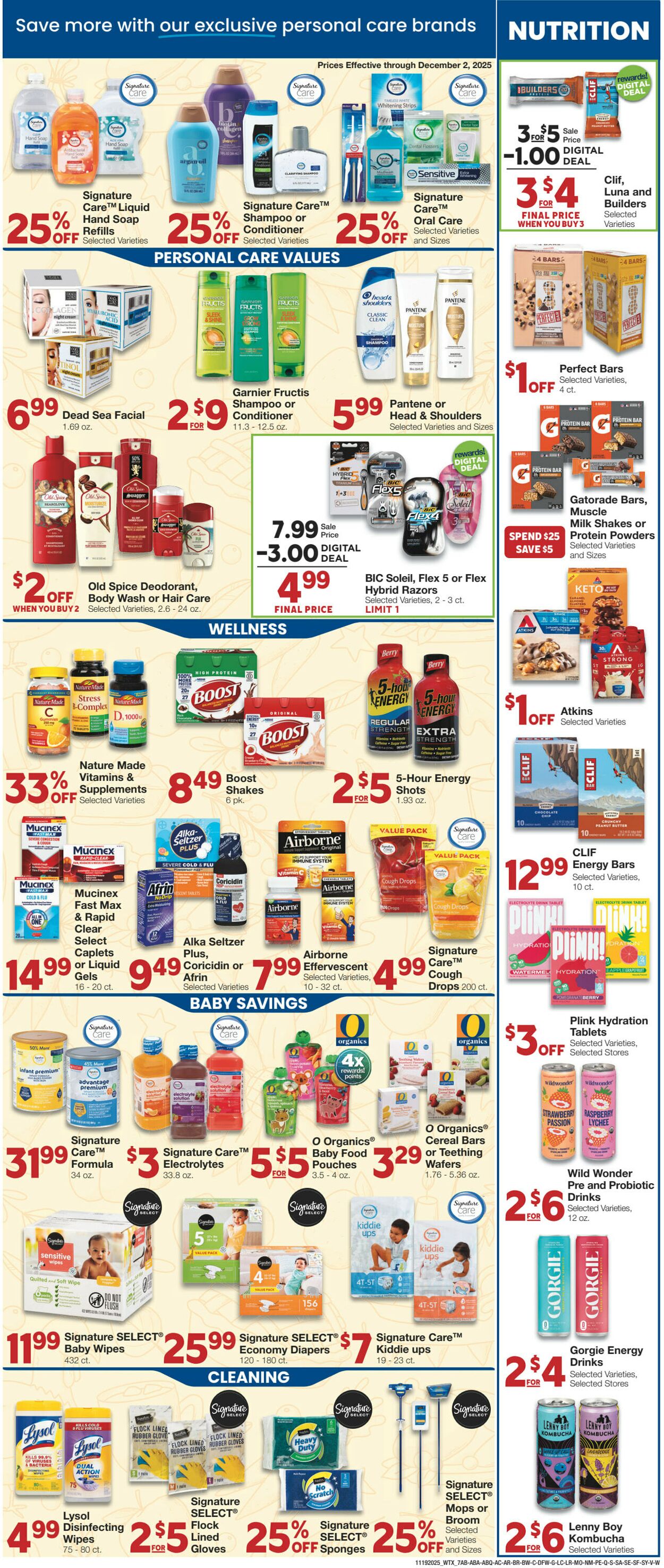 Weekly ad United Supermarkets 11/18/2025 - 11/26/2025