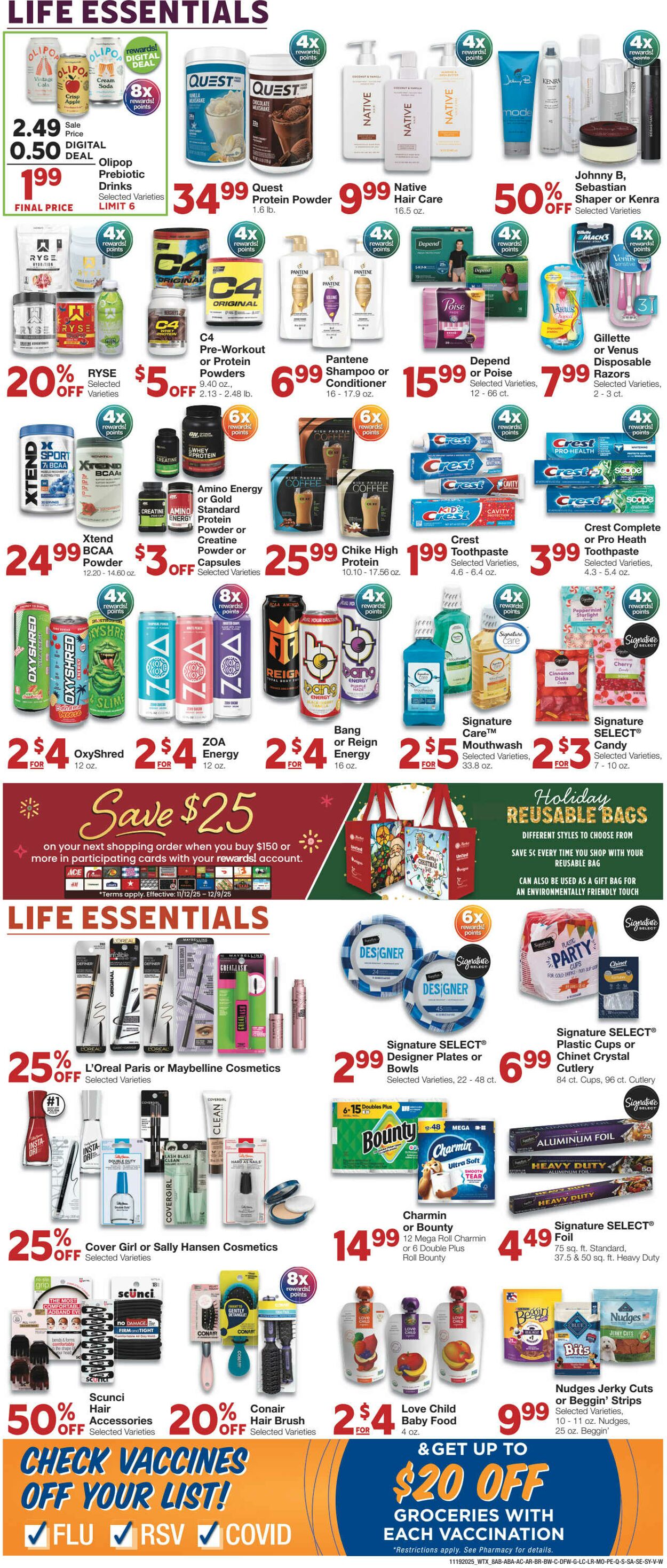 Weekly ad United Supermarkets 11/18/2025 - 11/26/2025