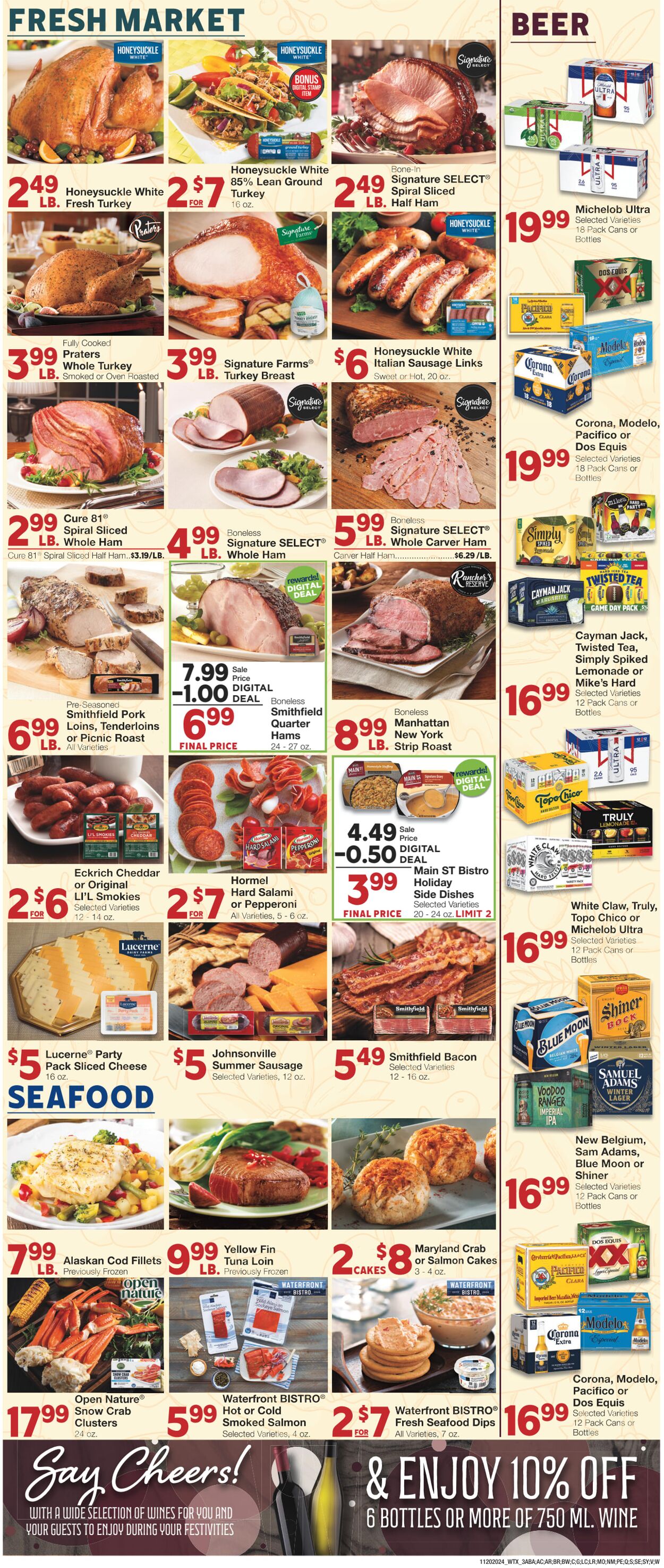 Weekly ad United Supermarkets 11/19/2024 - 11/27/2024