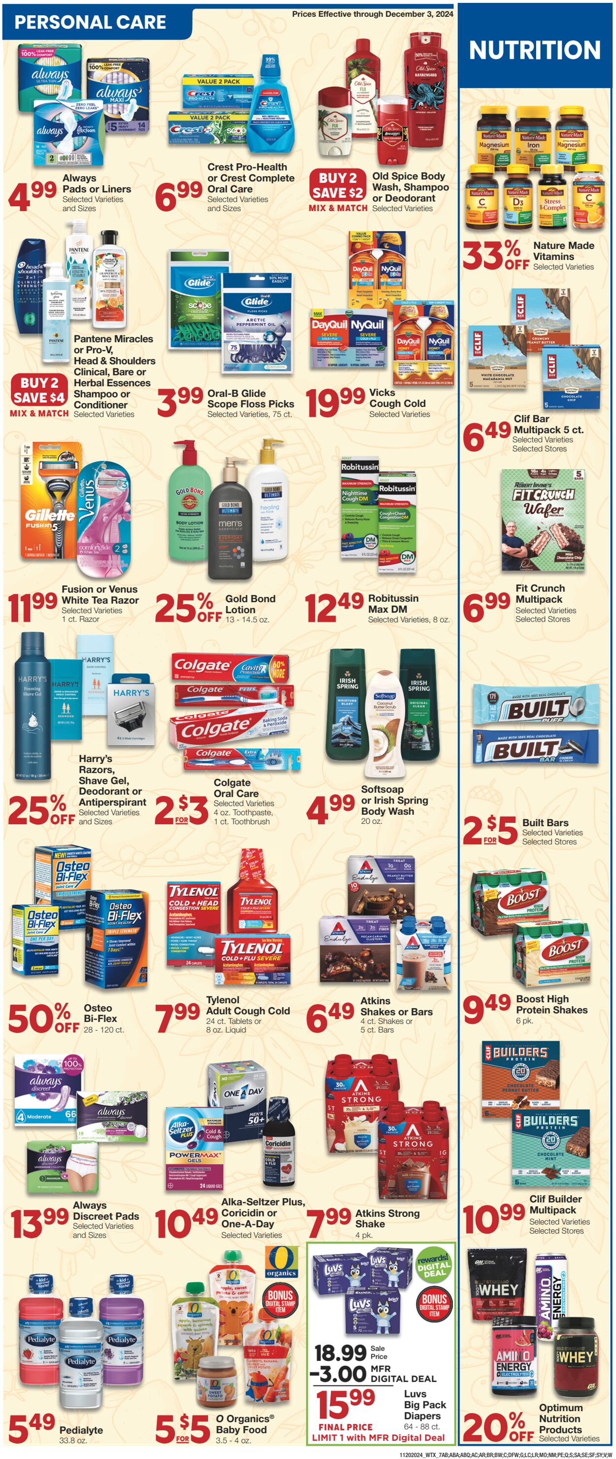 Weekly ad United Supermarkets 11/19/2024 - 11/27/2024