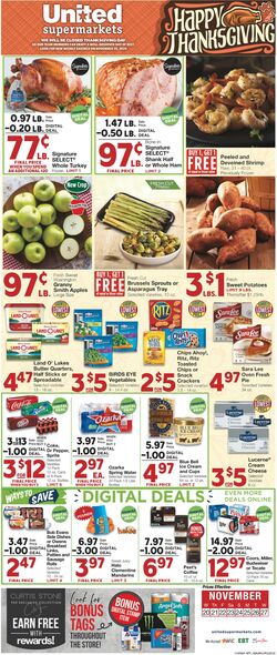 Weekly ad United Supermarkets 11/19/2024 - 11/27/2024