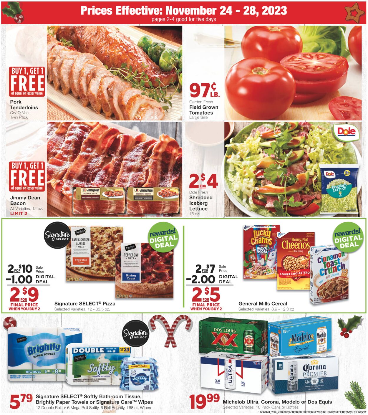Weekly ad United Supermarkets 11/24/2023 - 11/28/2023