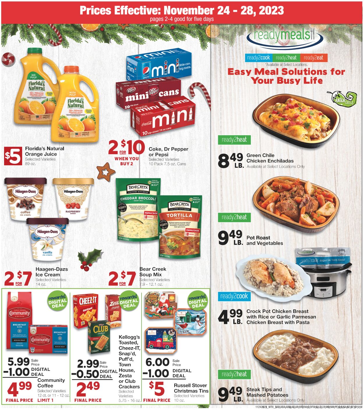 Weekly ad United Supermarkets 11/24/2023 - 11/28/2023