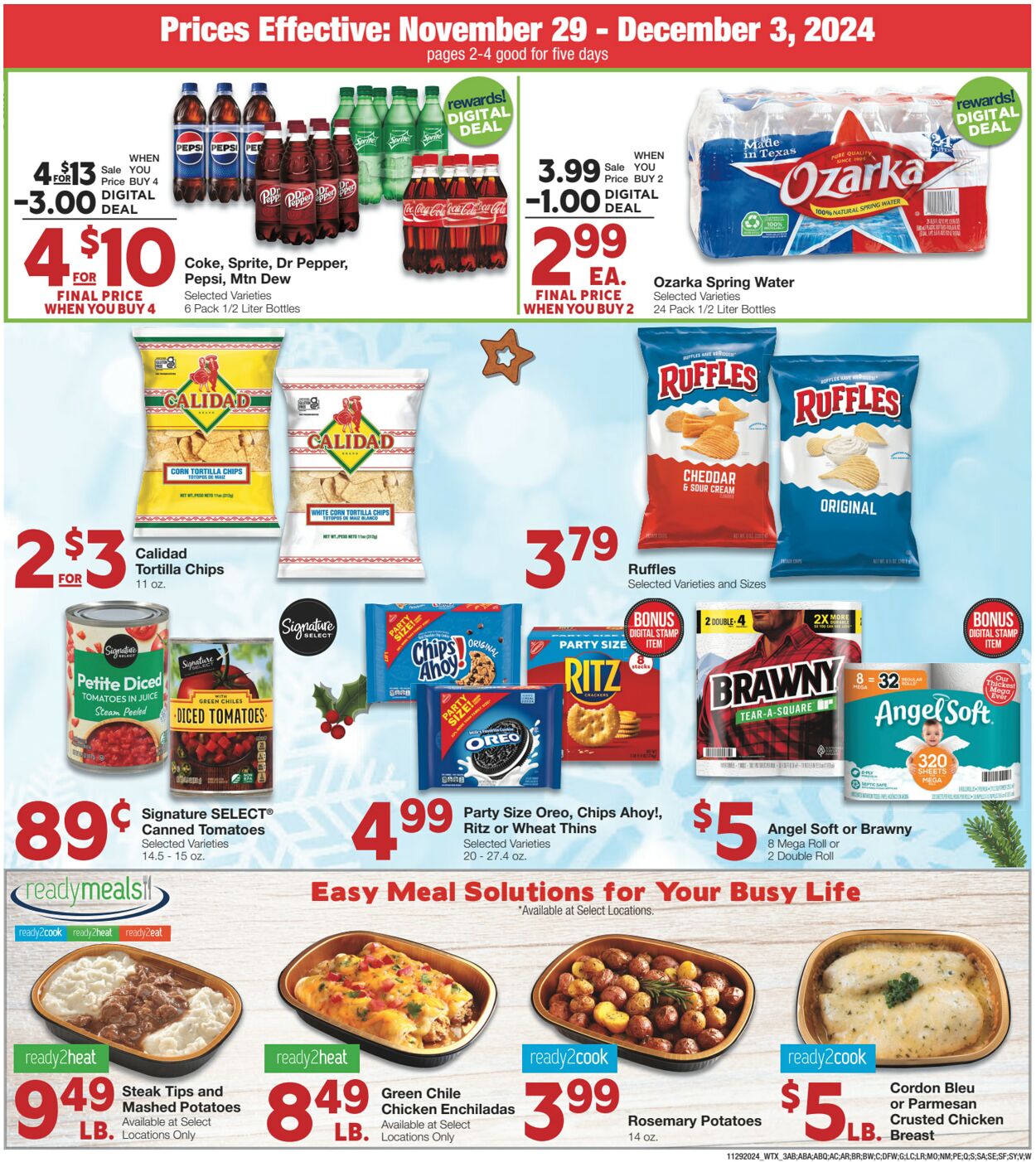 Weekly ad United Supermarkets 11/29/2024 - 12/03/2024