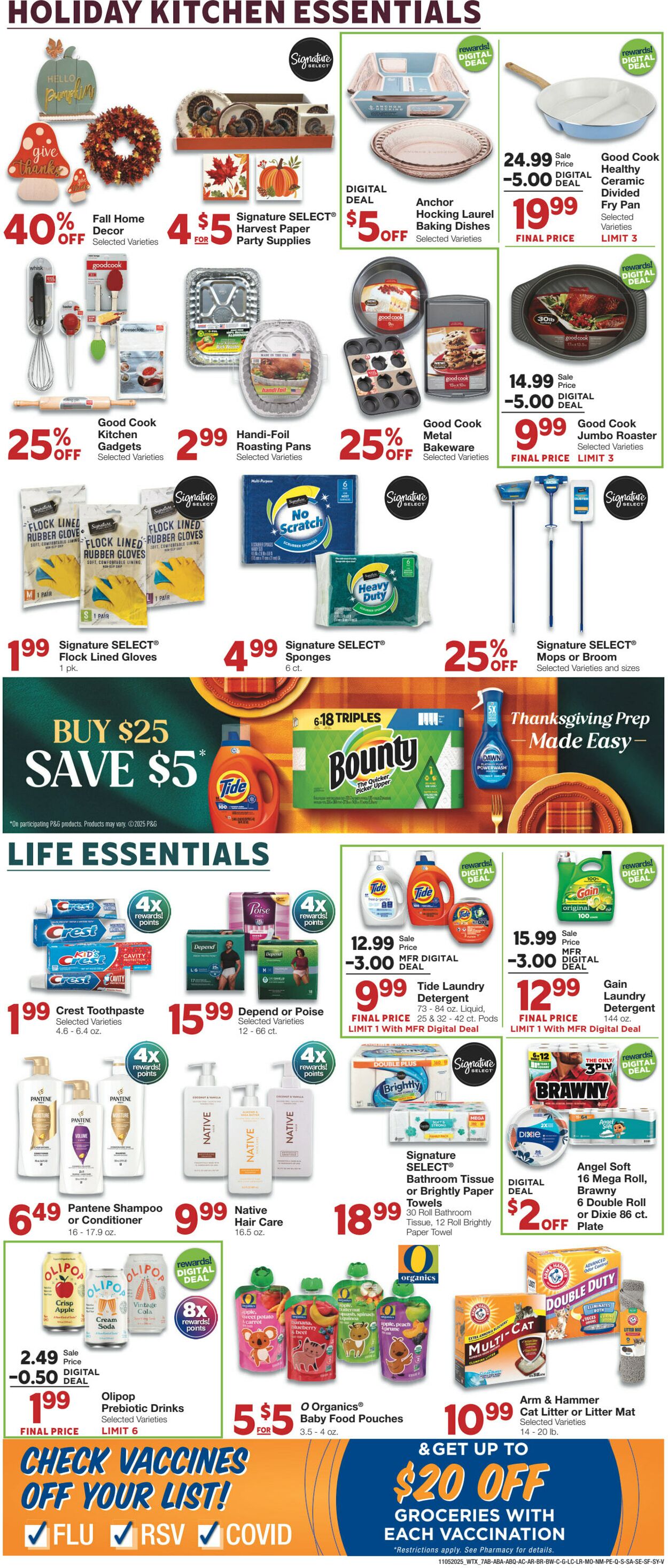 Weekly ad United Supermarkets 11/04/2025 - 11/11/2025