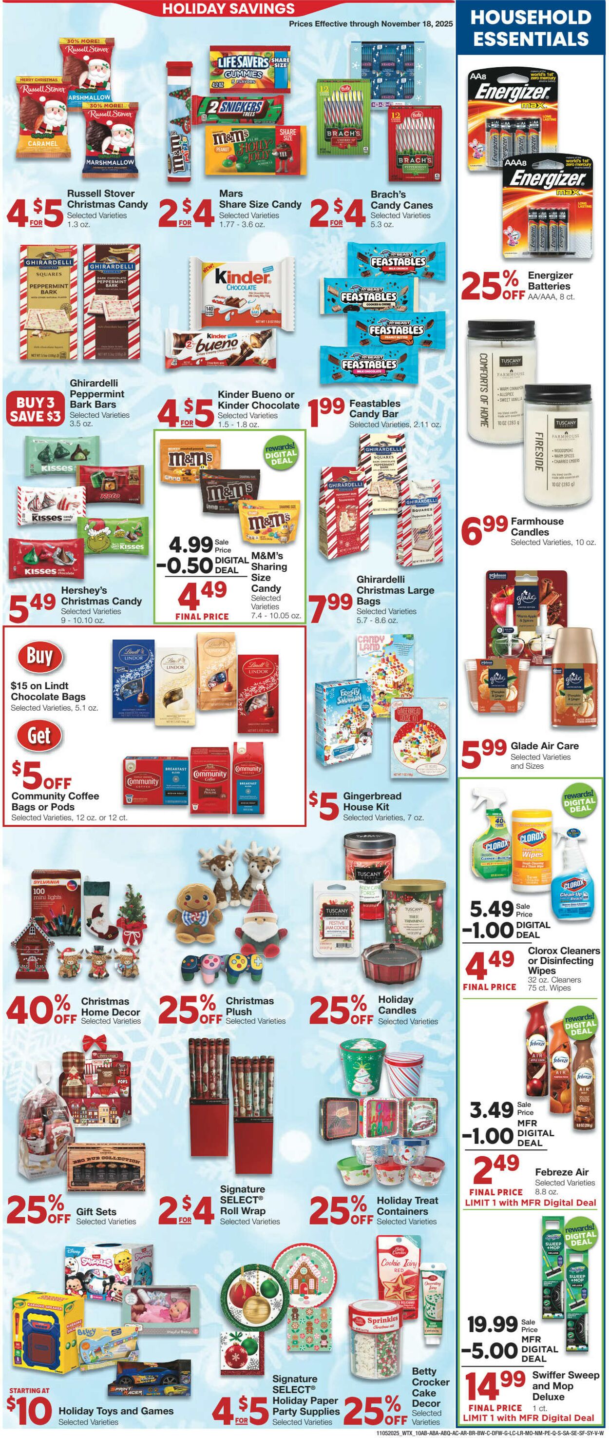 Weekly ad United Supermarkets 11/04/2025 - 11/11/2025
