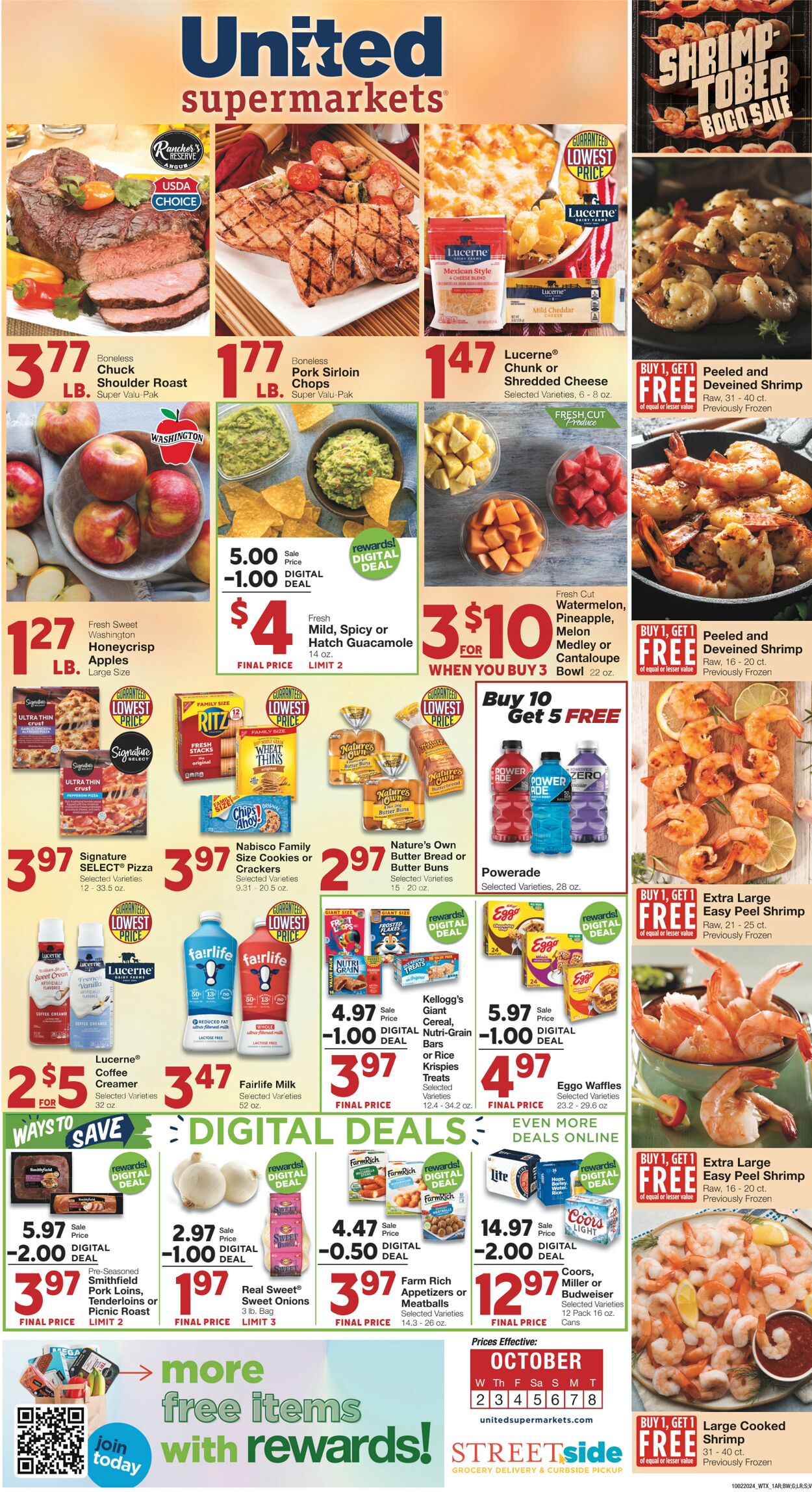 Weekly ad United Supermarkets 10/02/2024 - 10/08/2024