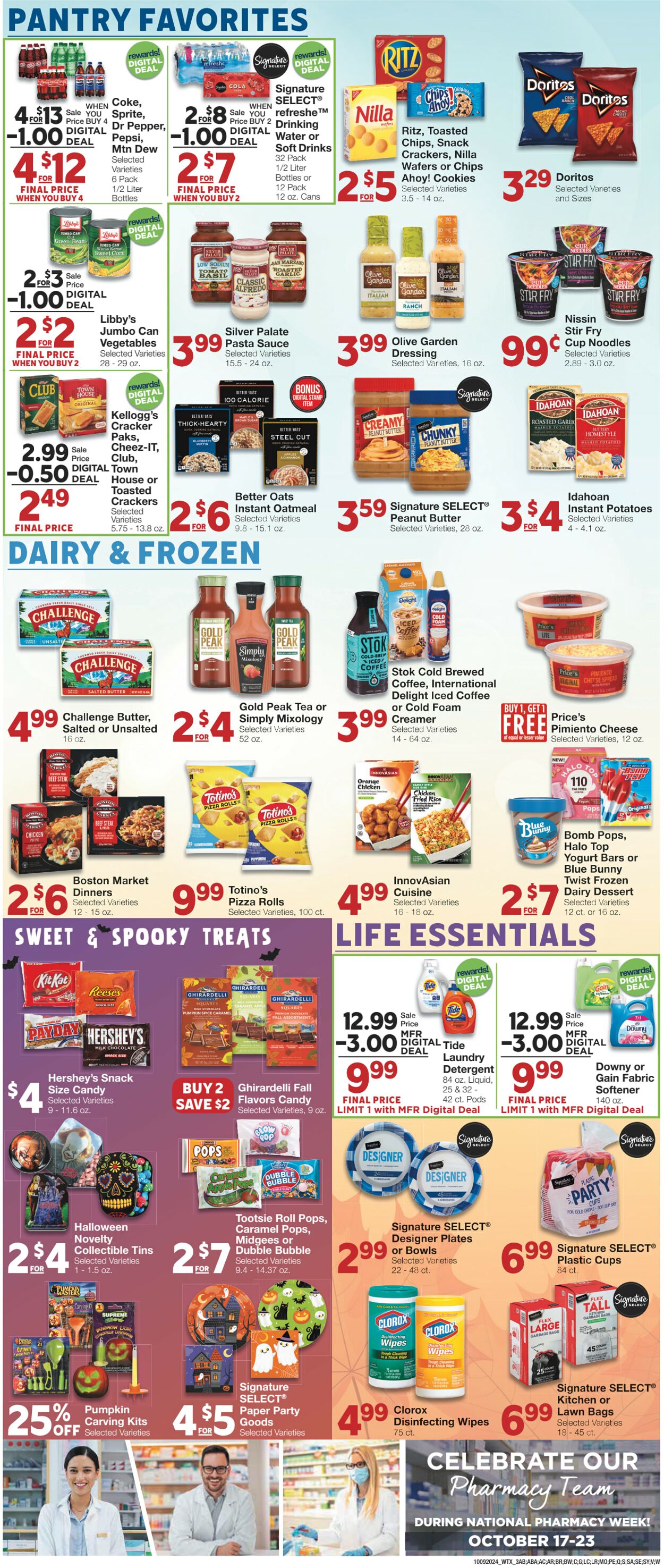 Weekly ad United Supermarkets 10/08/2024 - 10/15/2024