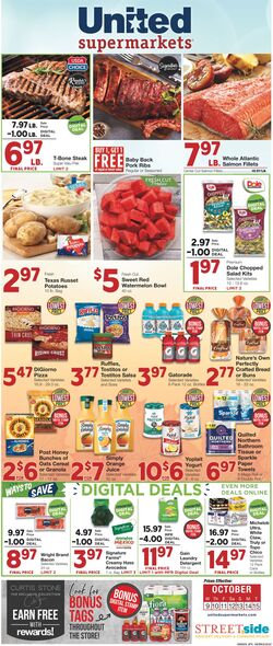 Weekly ad United Supermarkets 10/29/2024 - 11/05/2024