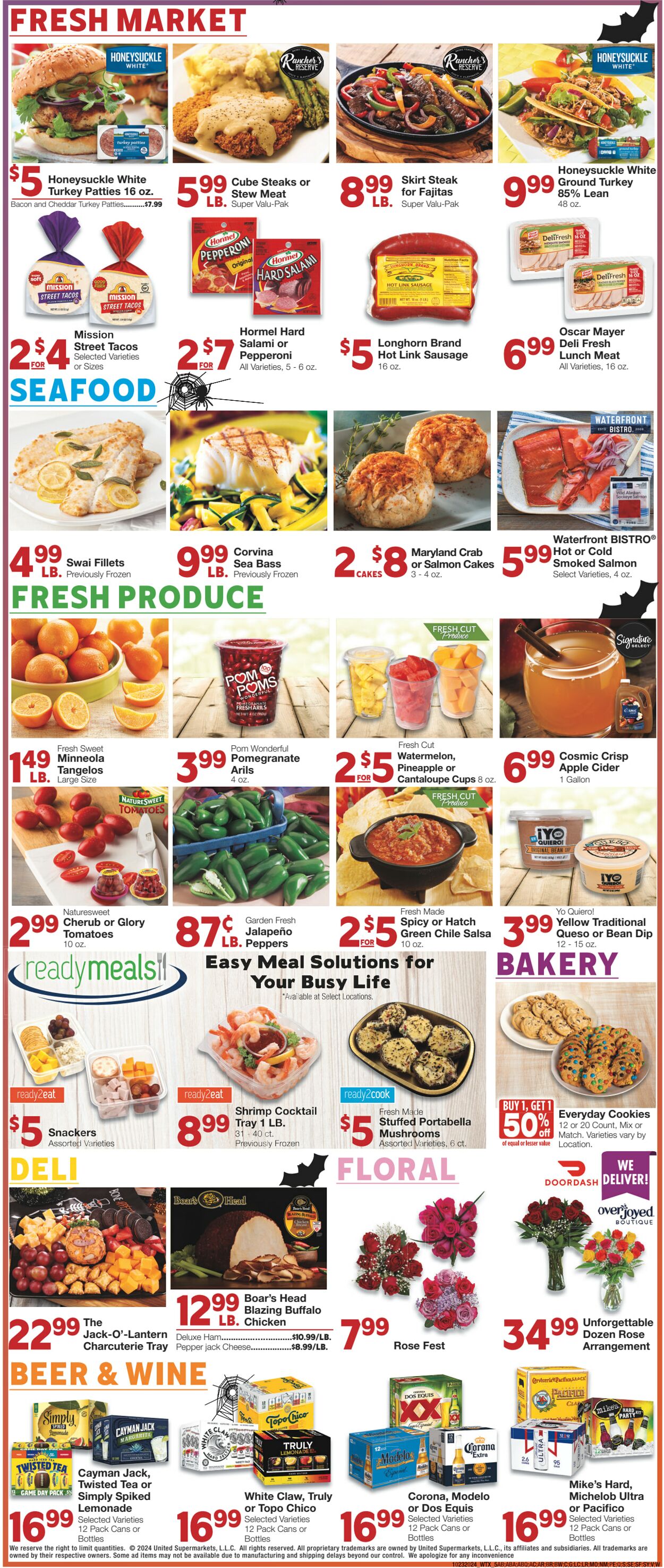 Weekly ad United Supermarkets 10/22/2024 - 10/29/2024