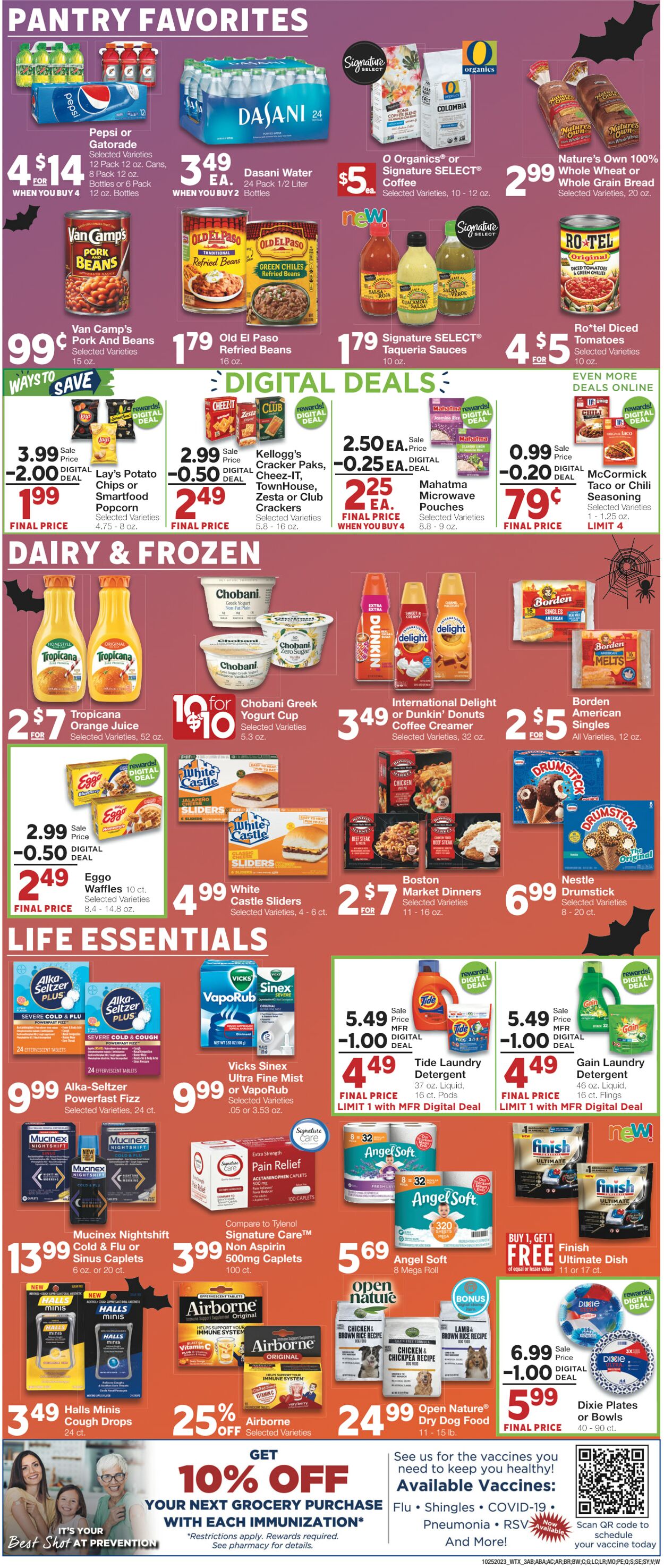 Weekly ad United Supermarkets 10/25/2023 - 10/31/2023