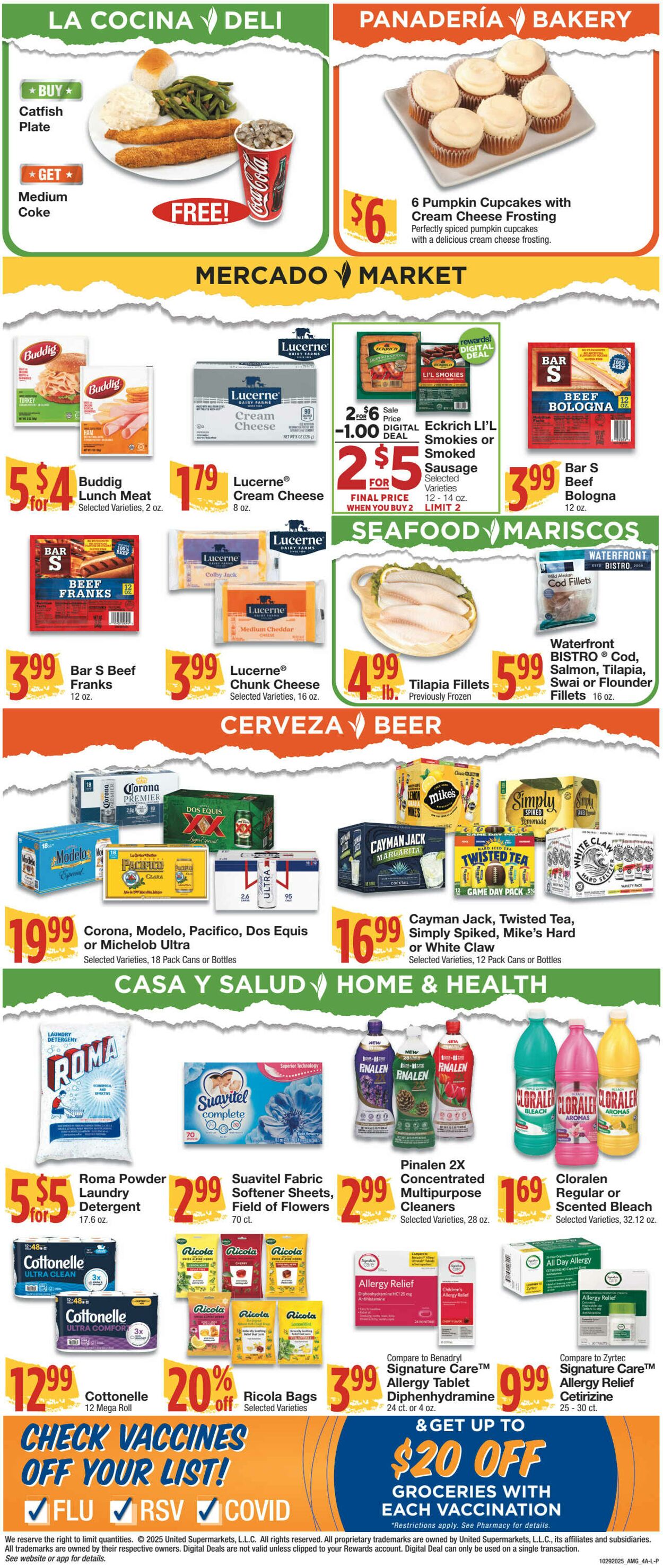 Weekly ad United Supermarkets 10/28/2025 - 11/04/2025