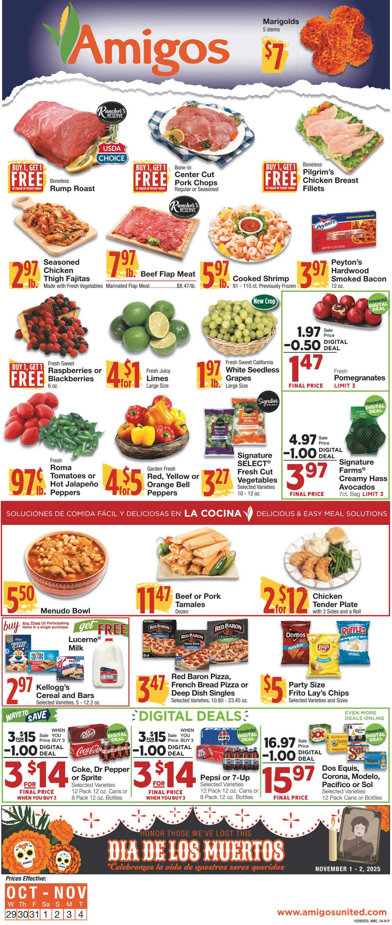 Weekly ad United Supermarkets 10/28/2025 - 11/04/2025