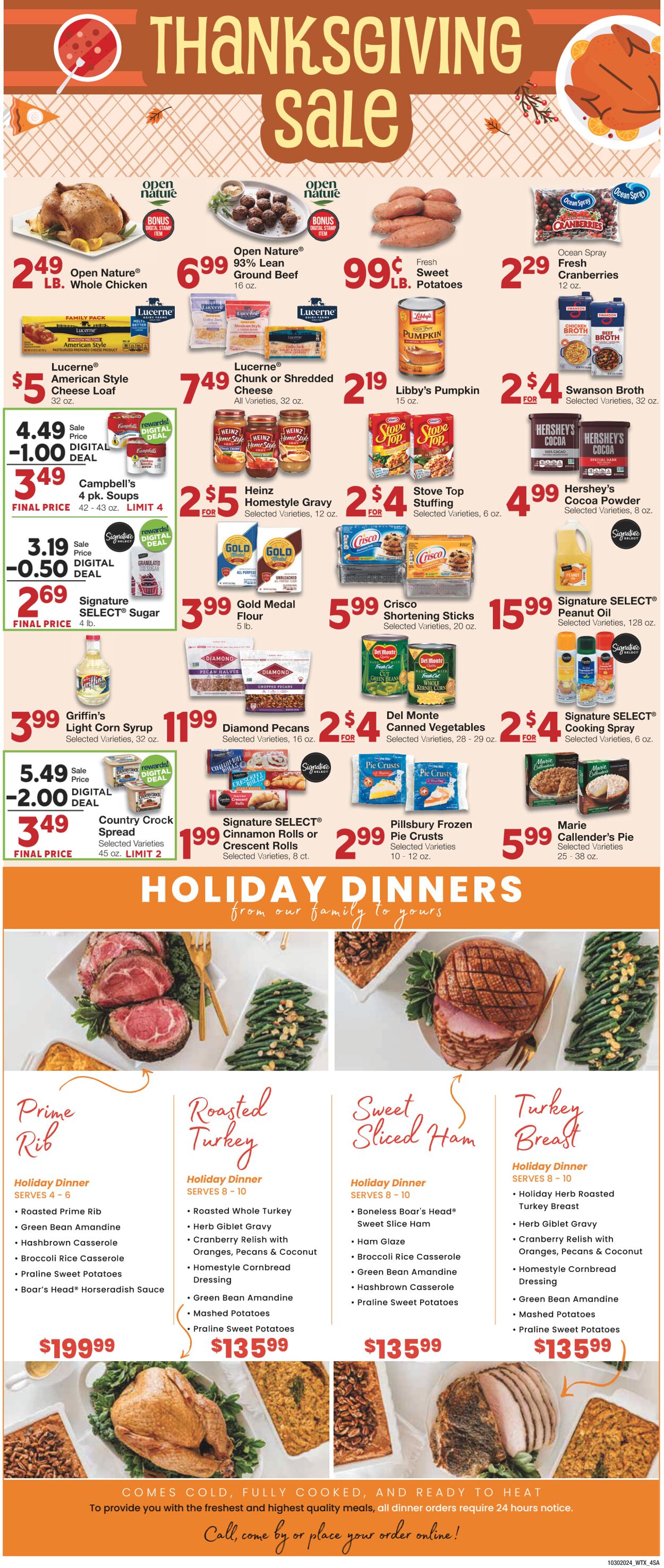 Weekly ad United Supermarkets 10/29/2024 - 11/05/2024