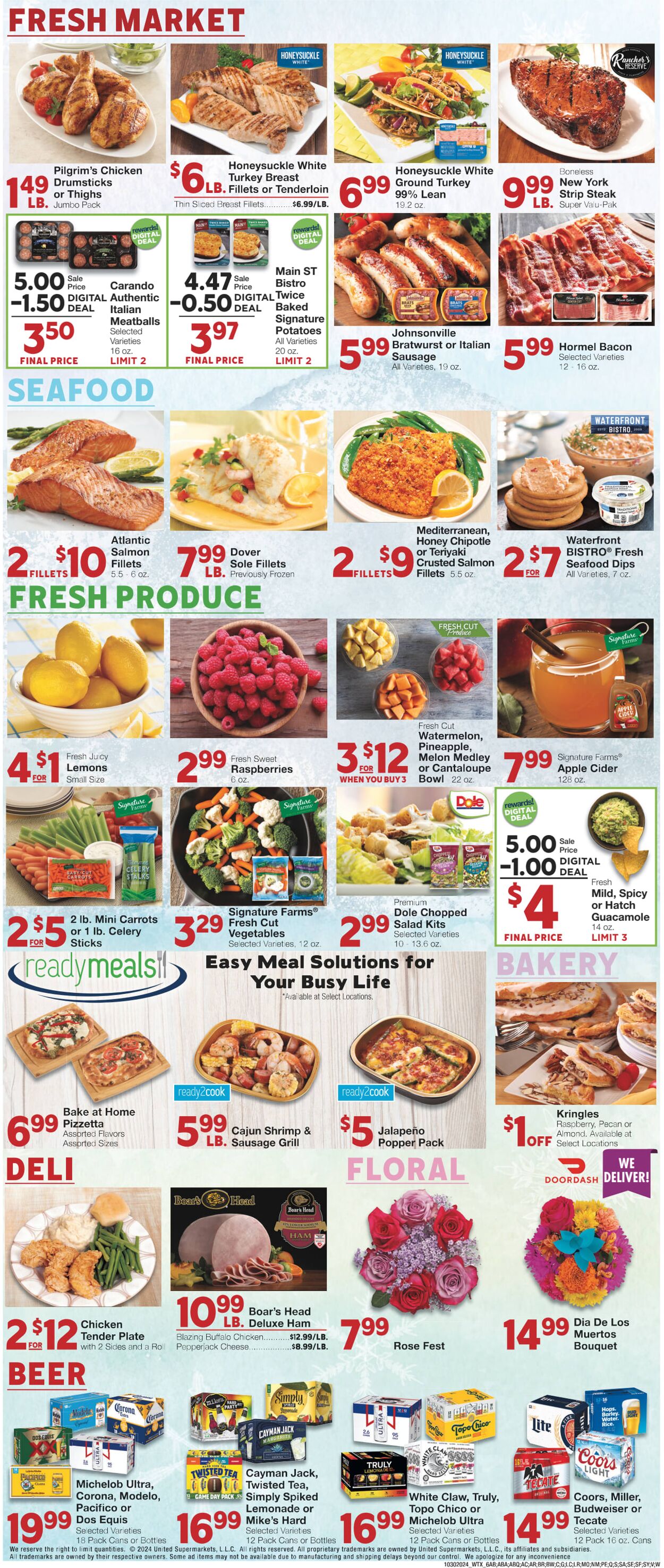 Weekly ad United Supermarkets 10/29/2024 - 11/05/2024