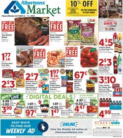 Weekly ad Albertsons 10/05/2022-10/11/2022