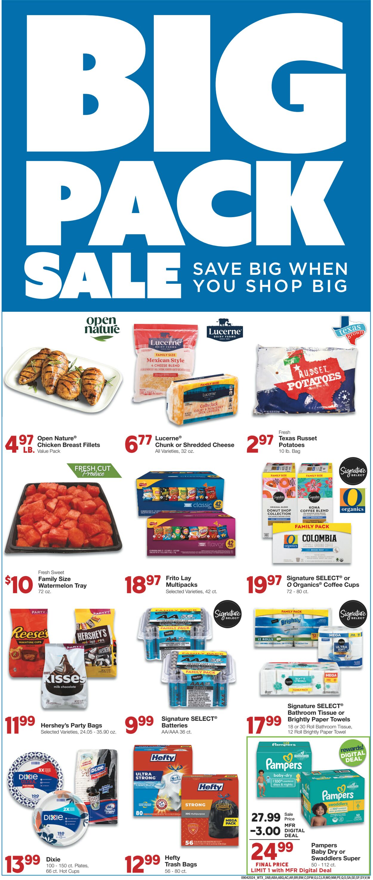 Weekly ad United Supermarkets 09/03/2024 - 09/10/2024