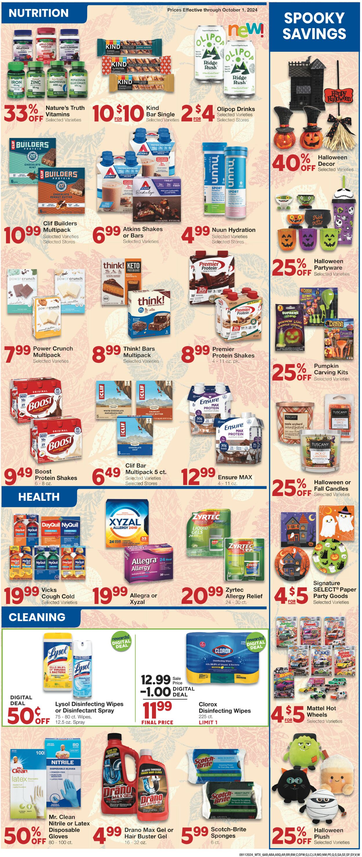 Weekly ad United Supermarkets 09/10/2024 - 09/17/2024