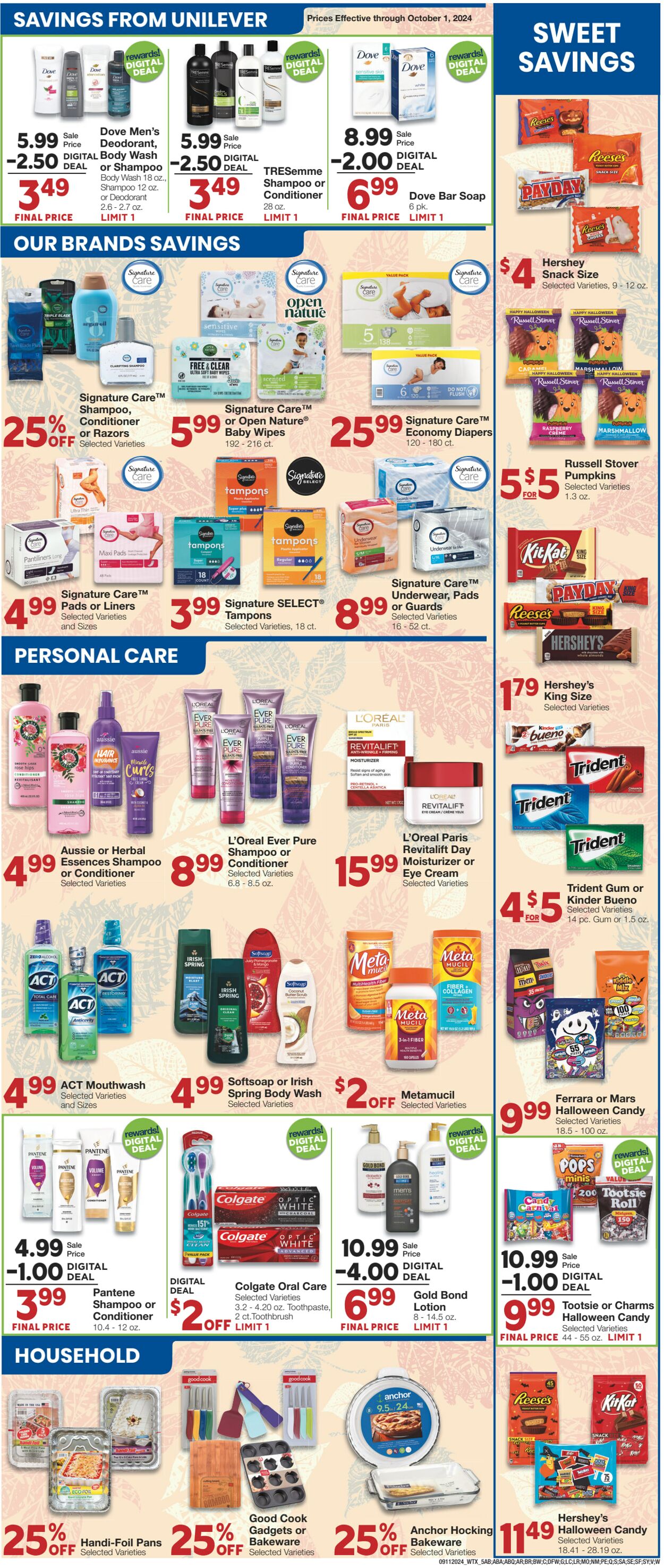 Weekly ad United Supermarkets 09/10/2024 - 09/17/2024