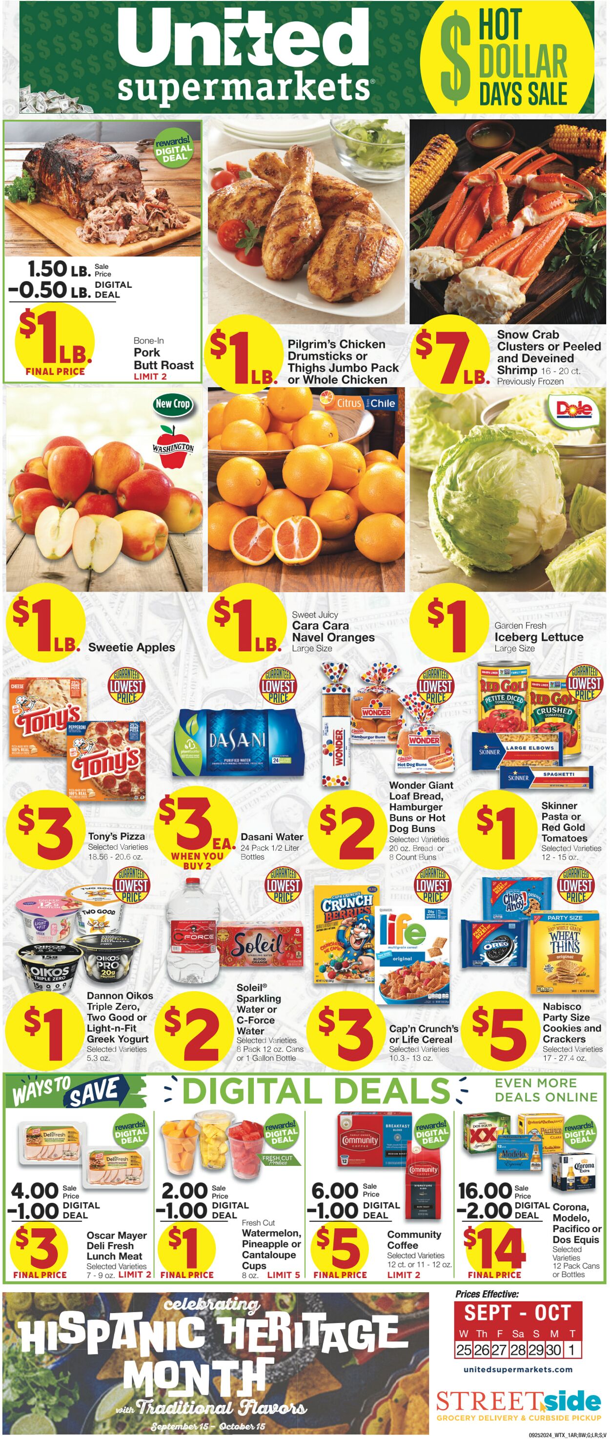 Weekly ad United Supermarkets 09/24/2024 - 10/01/2024