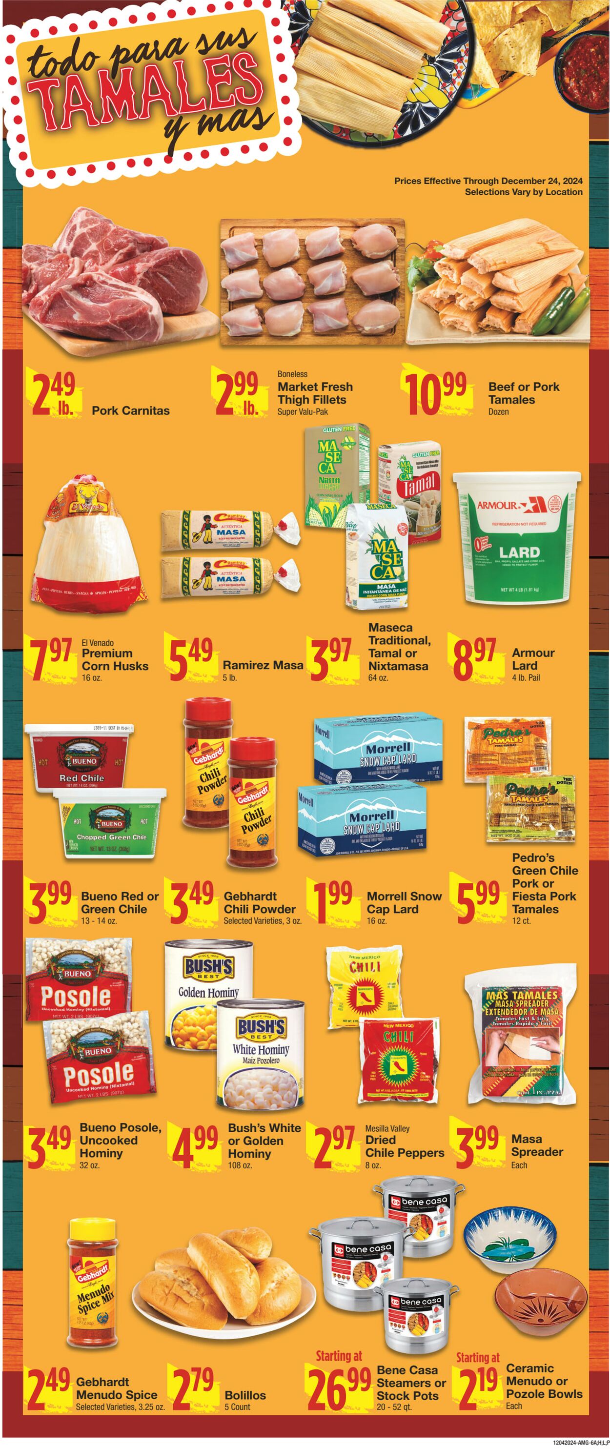 Weekly ad United Supermarkets 12/03/2024 - 12/24/2024