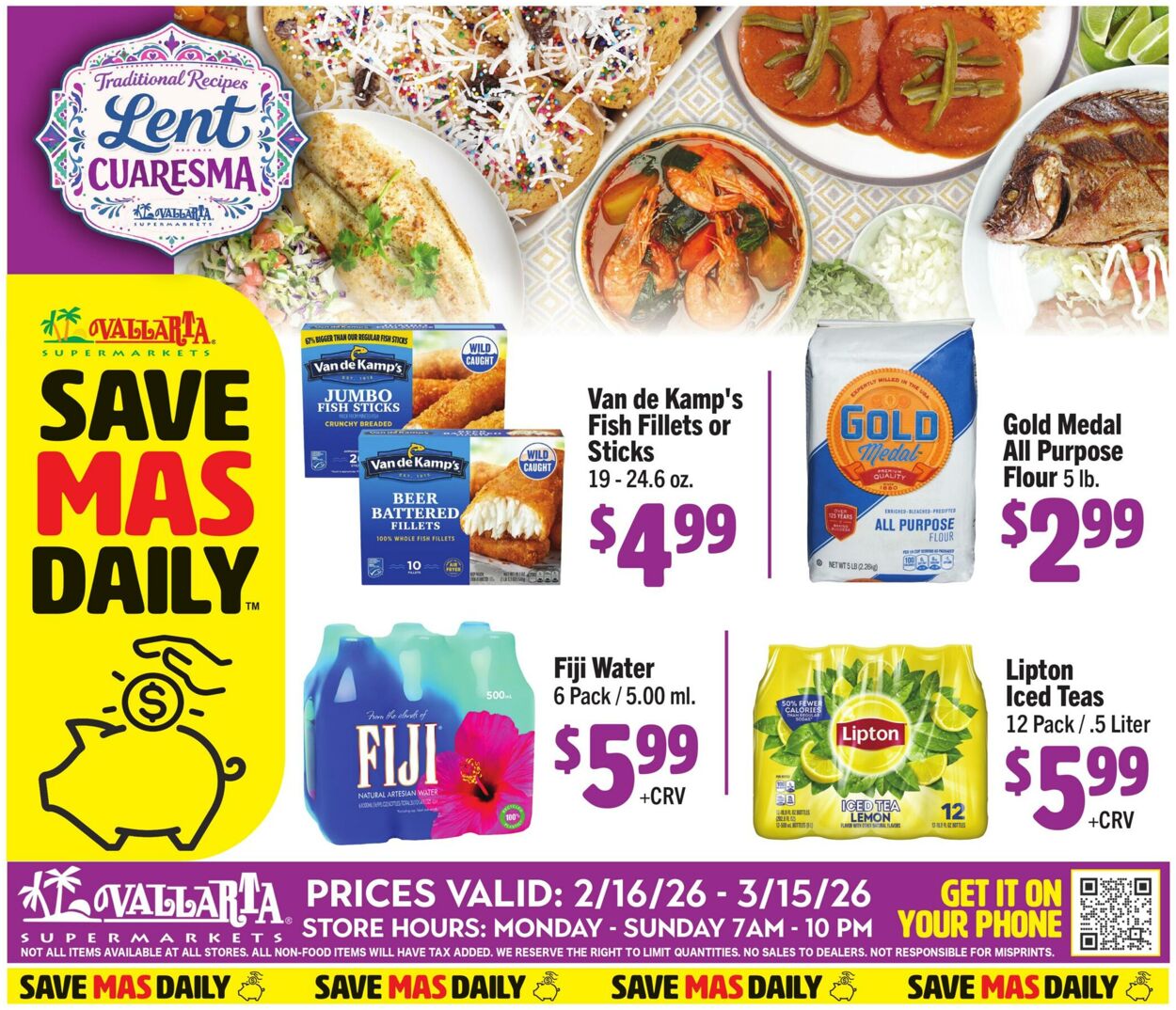 Weekly ad Vallarta 02/16/2026 - 03/15/2026