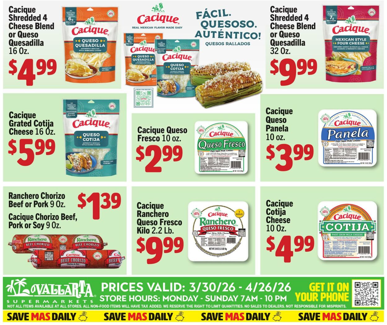 Weekly ad Vallarta 03/30/2026 - 04/26/2026