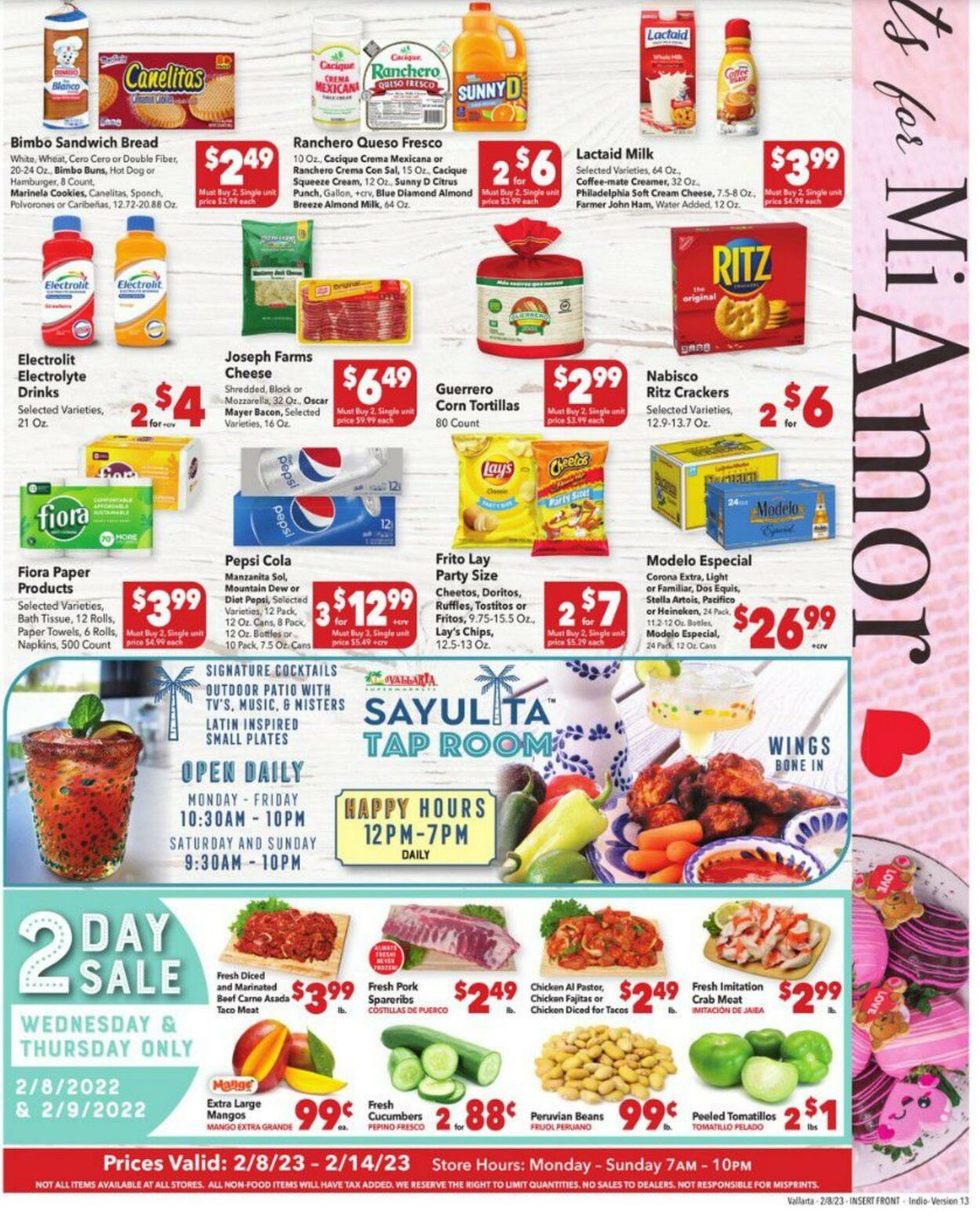 Weekly ad Vallarta 02/08/2023 - 02/14/2023