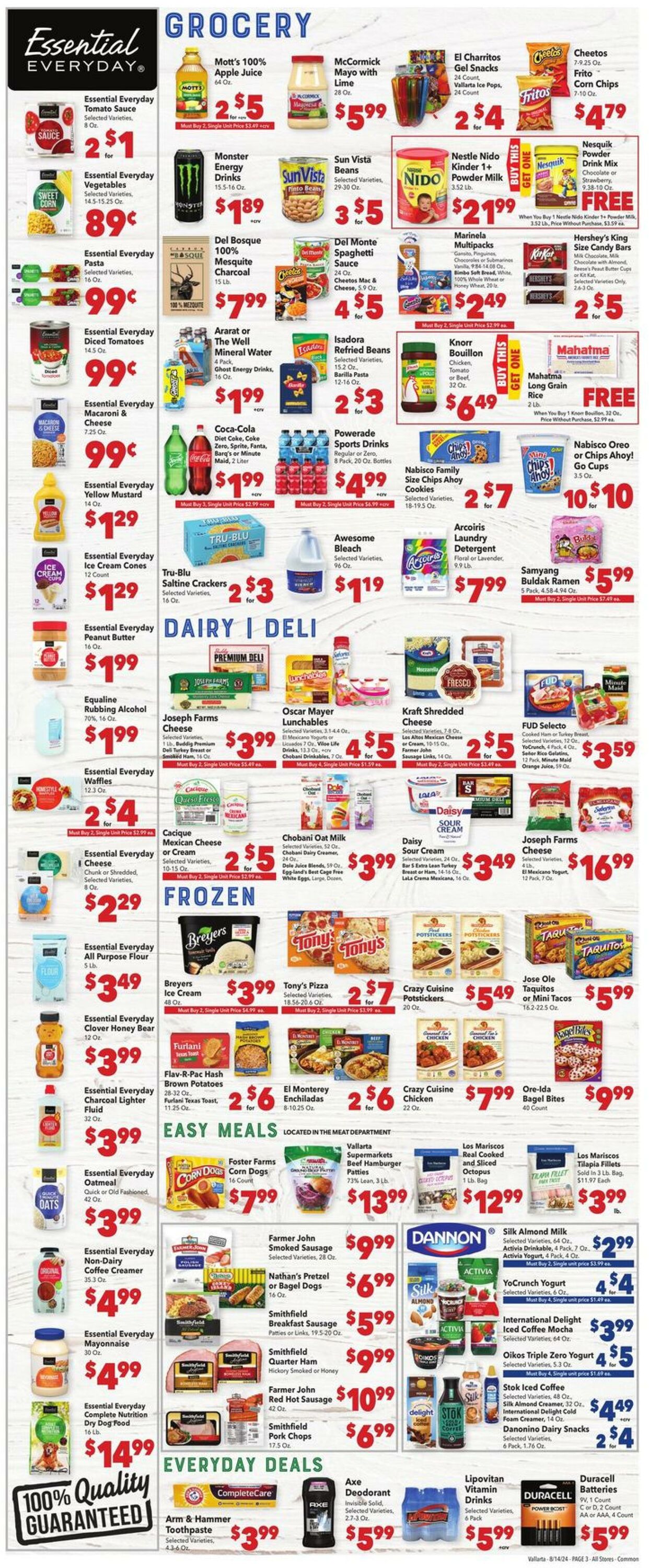 Weekly ad Vallarta 08/14/2024 - 08/20/2024