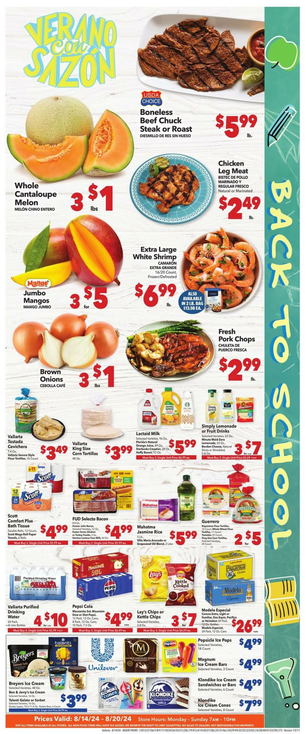 Weekly ad Vallarta 08/14/2024 - 08/20/2024